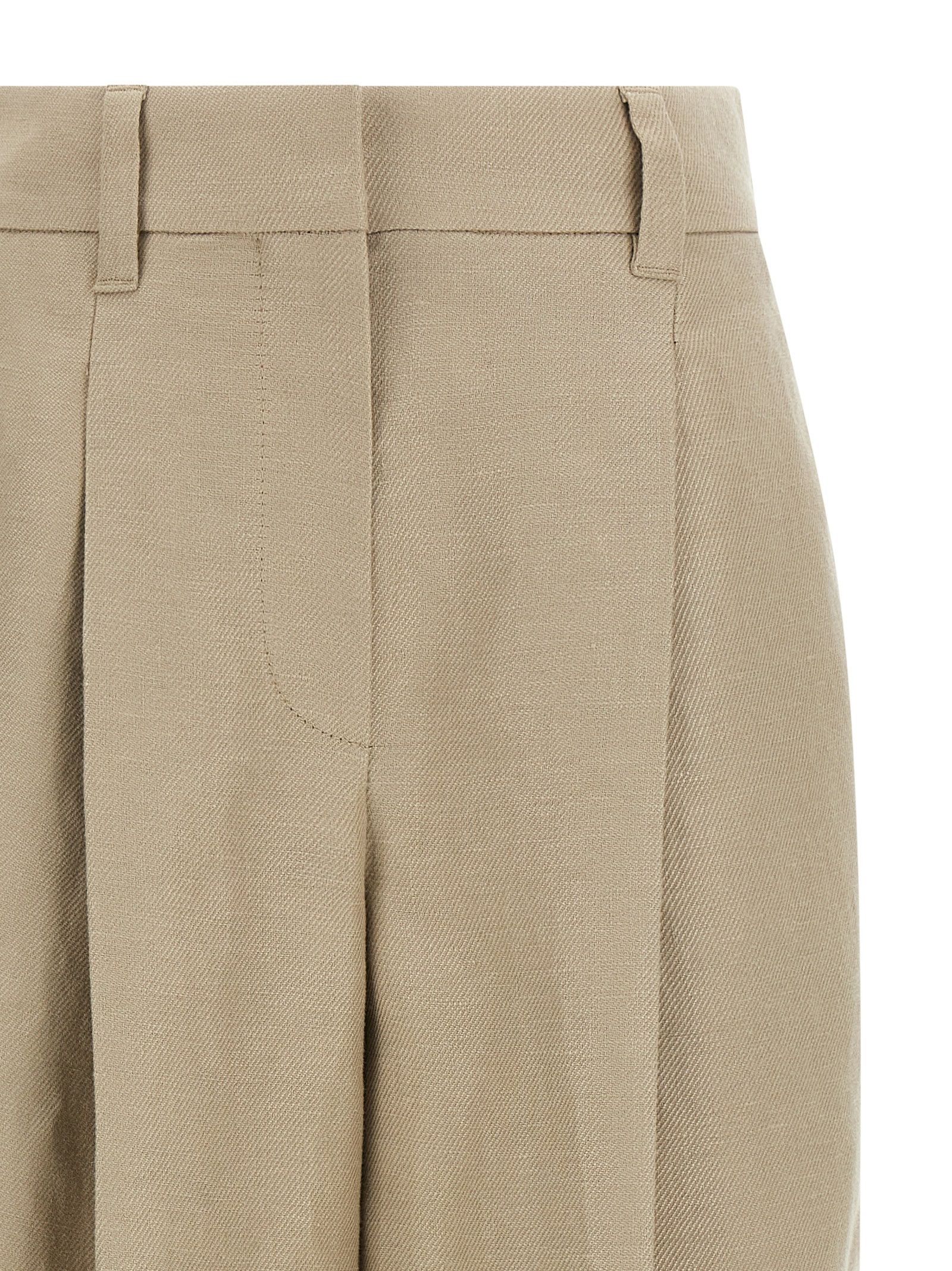 Brunello Cucinelli Linen trousers Size 26" / US 2 / IT 38 - 3 Thumbnail