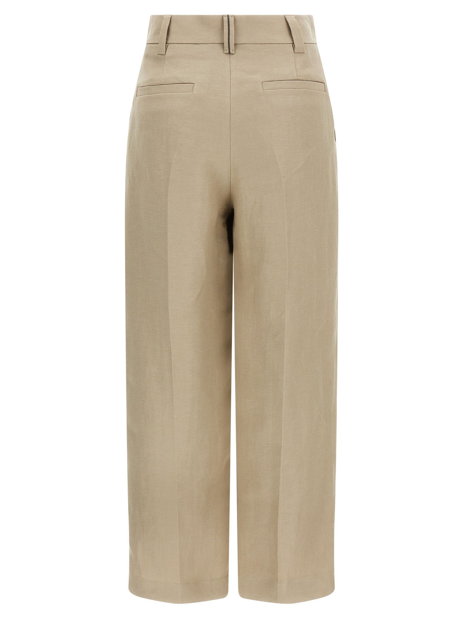Brunello Cucinelli Linen trousers Size 27" / US 4 / IT 40 - 2 Thumbnail