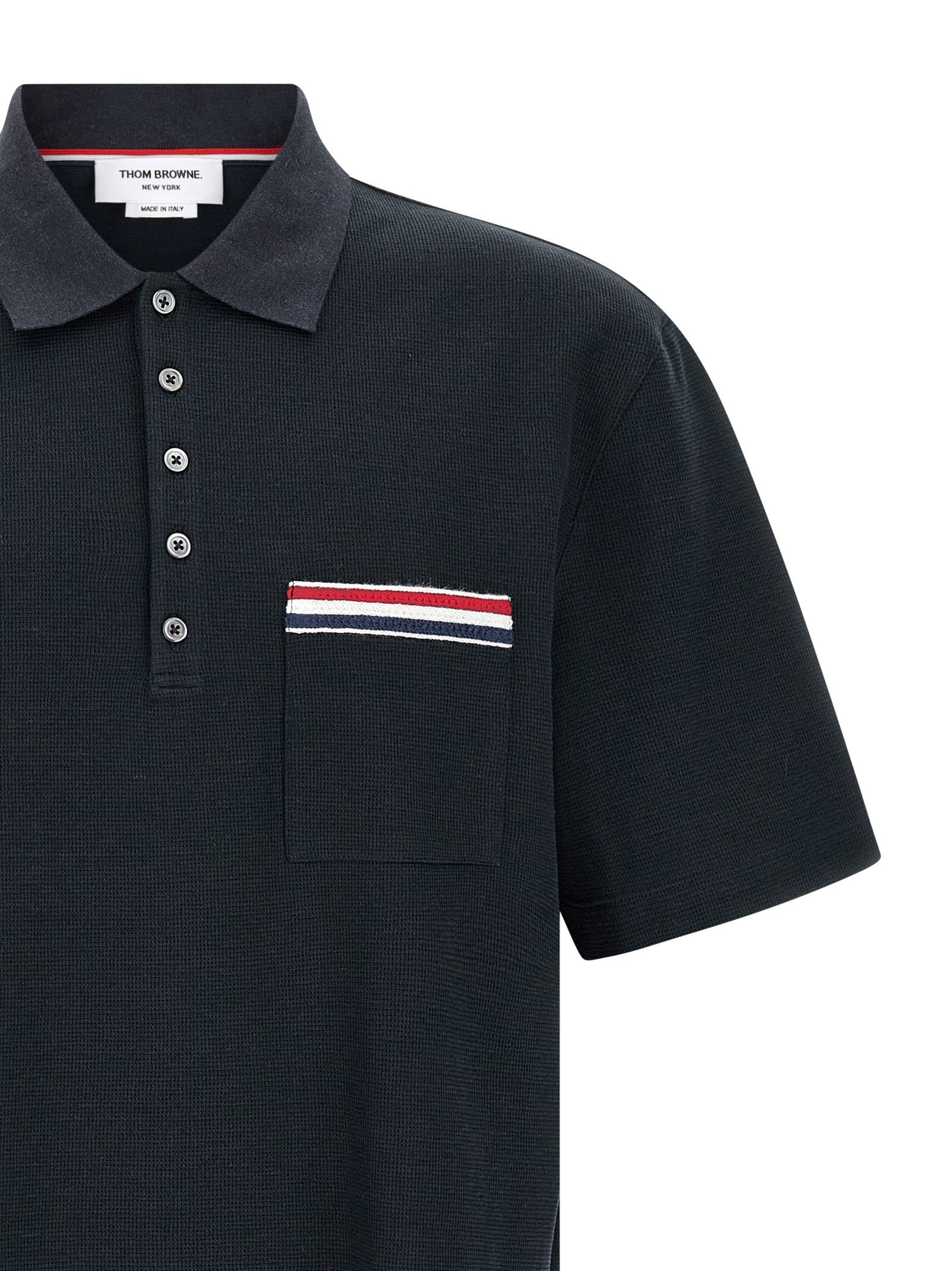 Thom Browne 'Nastro RWB' polo shirt Size US M / EU 48-50 / 2 - 3 Thumbnail