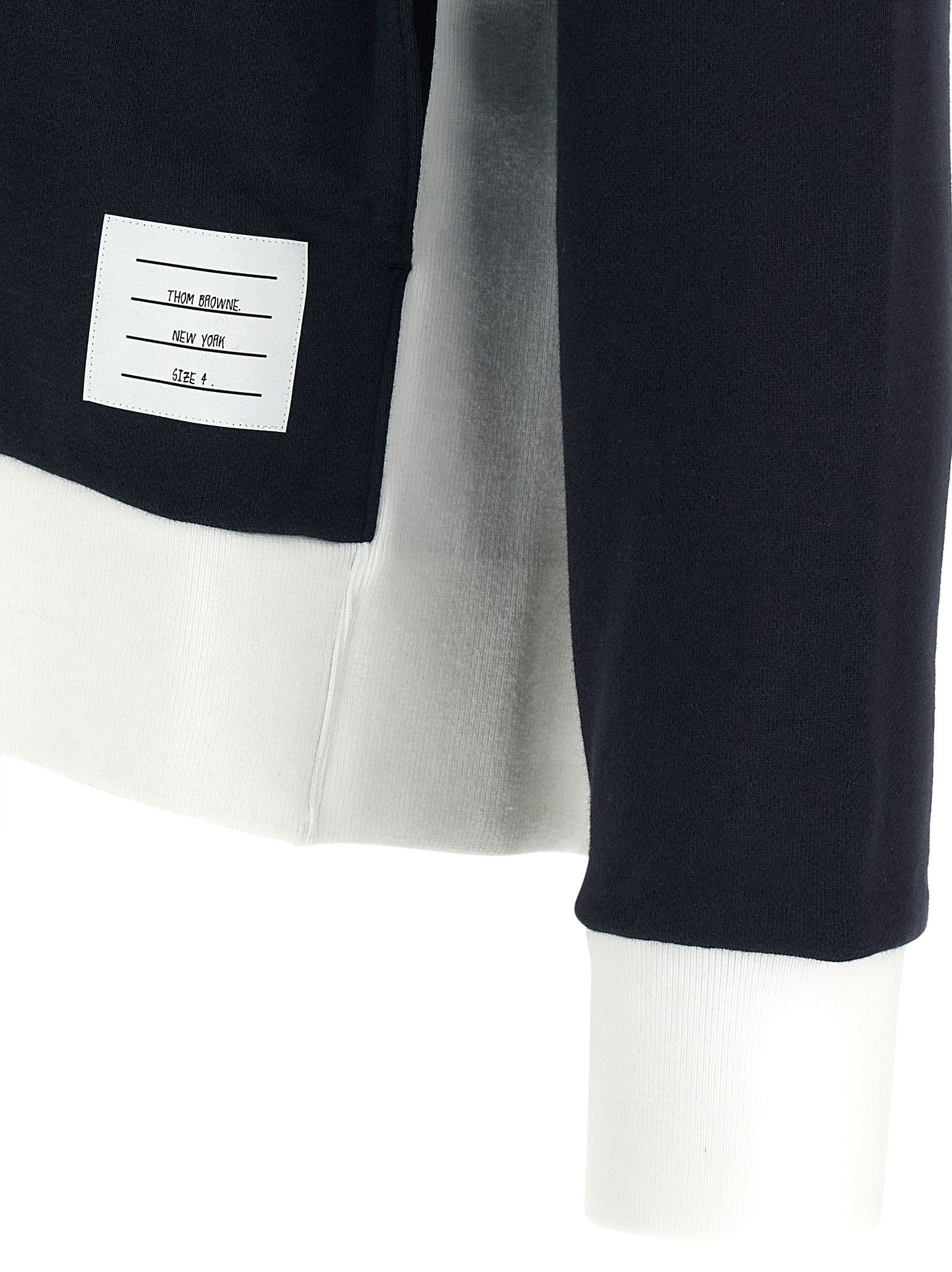Thom Browne '4 Bar' insert hoodie Size US L / EU 52-54 / 3 - 4 Thumbnail