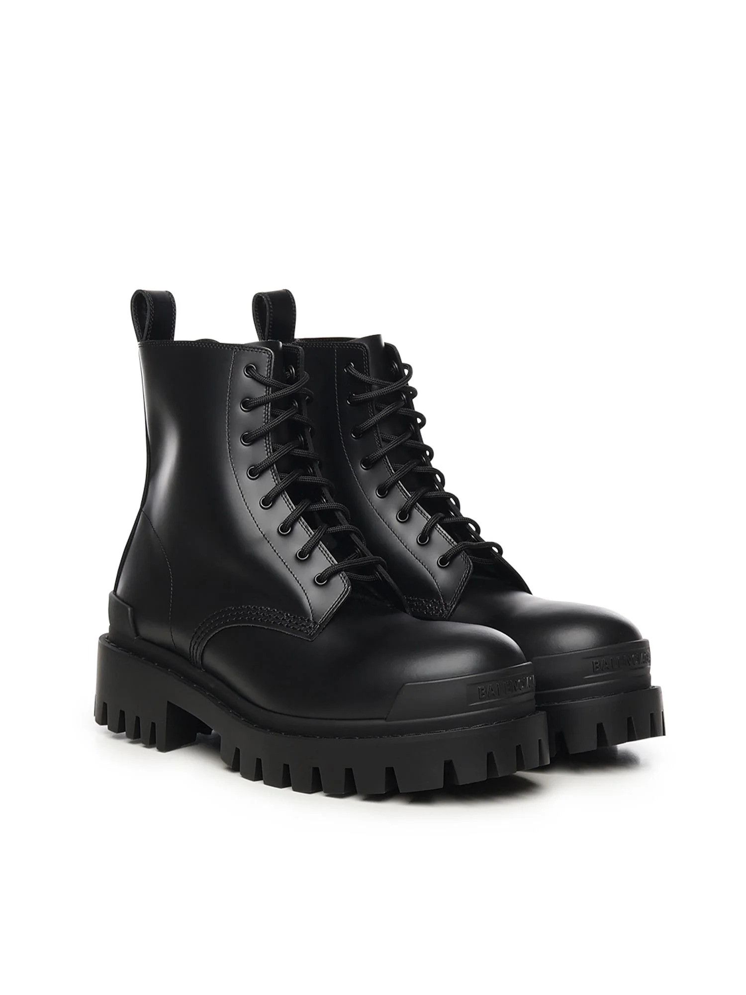 Balenciaga Balenciaga Strike Leather Ankle Boots IT 40 Men - USA Duties Paid Size US 7 / EU 40 - 4 Thumbnail