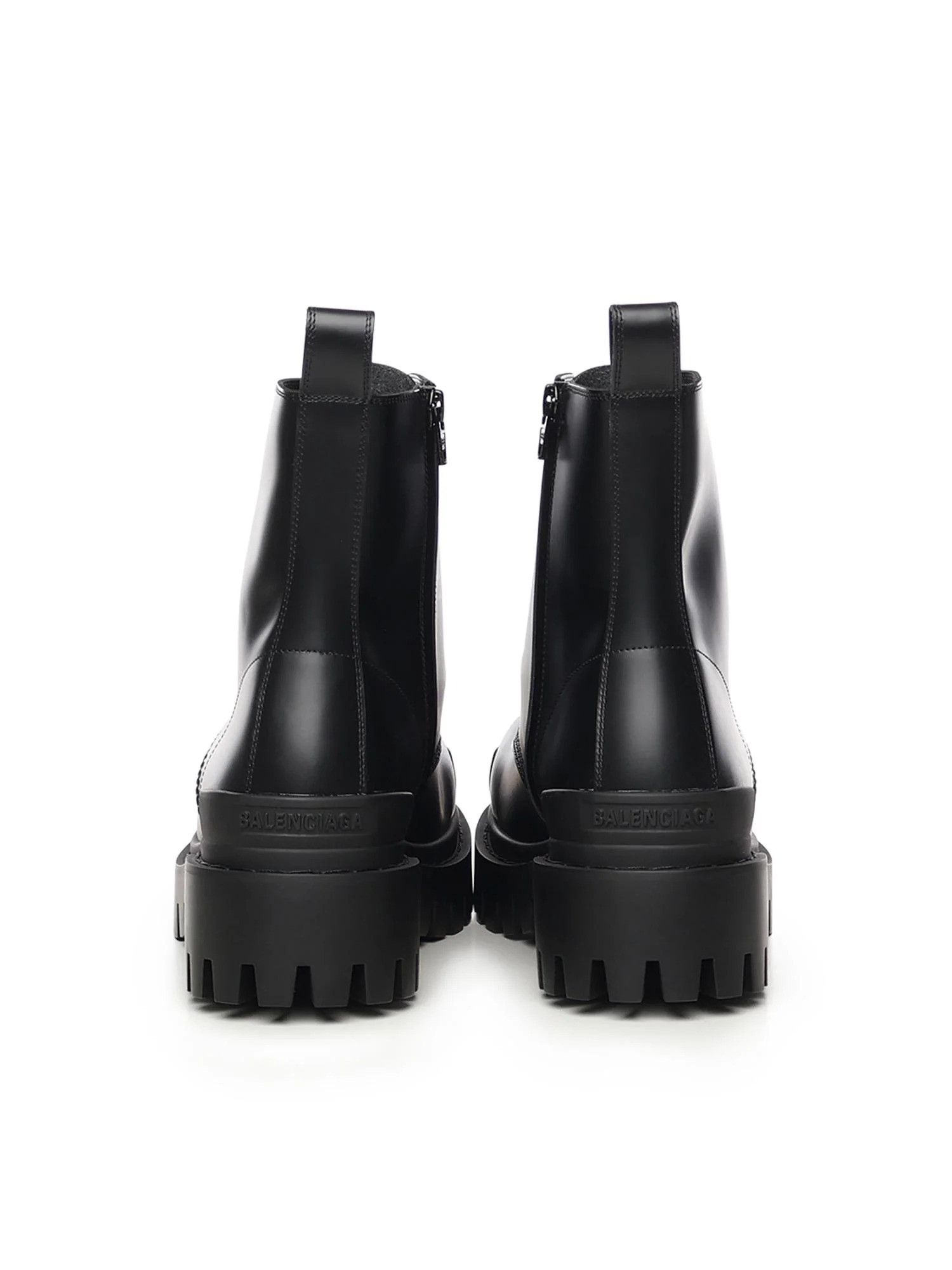Balenciaga Balenciaga Strike Leather Ankle Boots IT 41 Men - USA Duties Paid Size US 8 / EU 41 - 3 Thumbnail