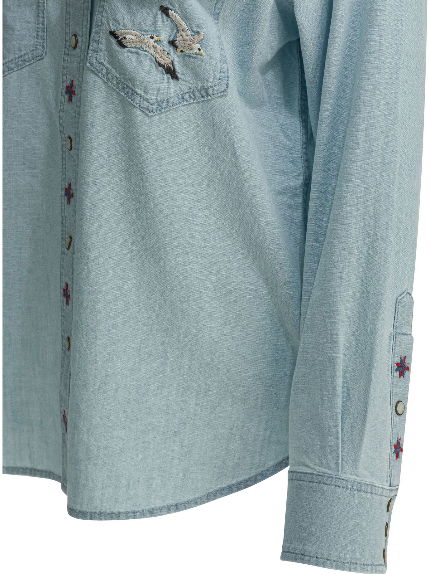 Filson Embroidered Western Casual Shirt tag size L Women - USA Duties Paid