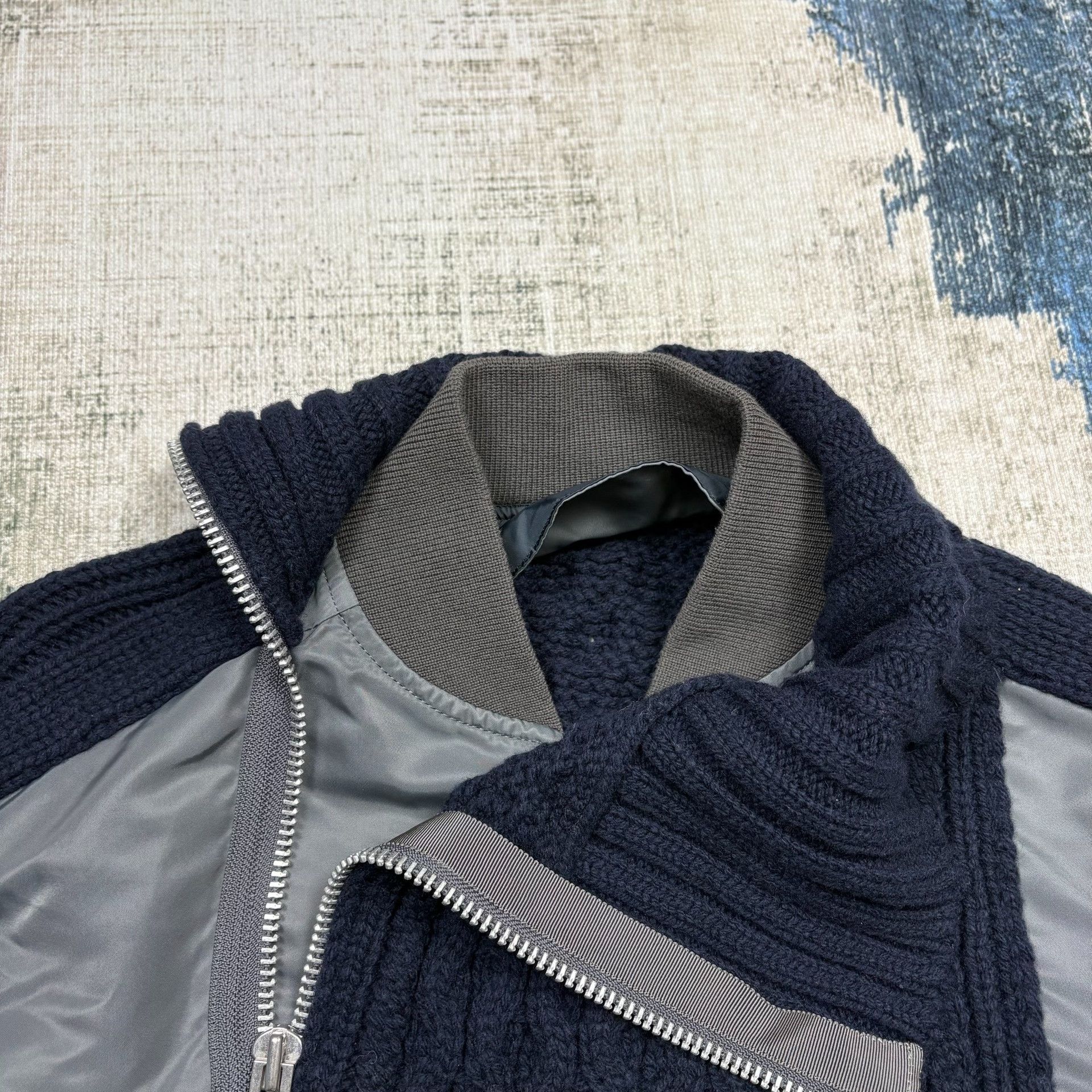 Sacai Sacai 23AW Paneled MA-1 Zip Jacket Size US L / EU 52-54 / 3 - 2 Thumbnail