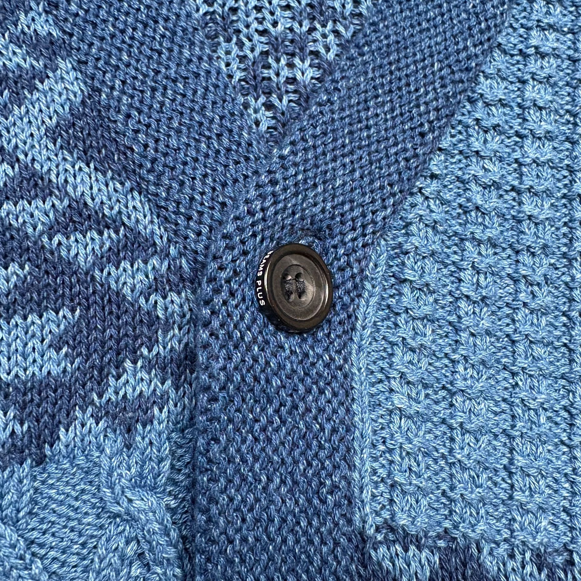 Beams Plus BEAMS PLUS Indigo Knit Cardigan Sweater Size US M / EU 48-50 / 2 - 4 Thumbnail