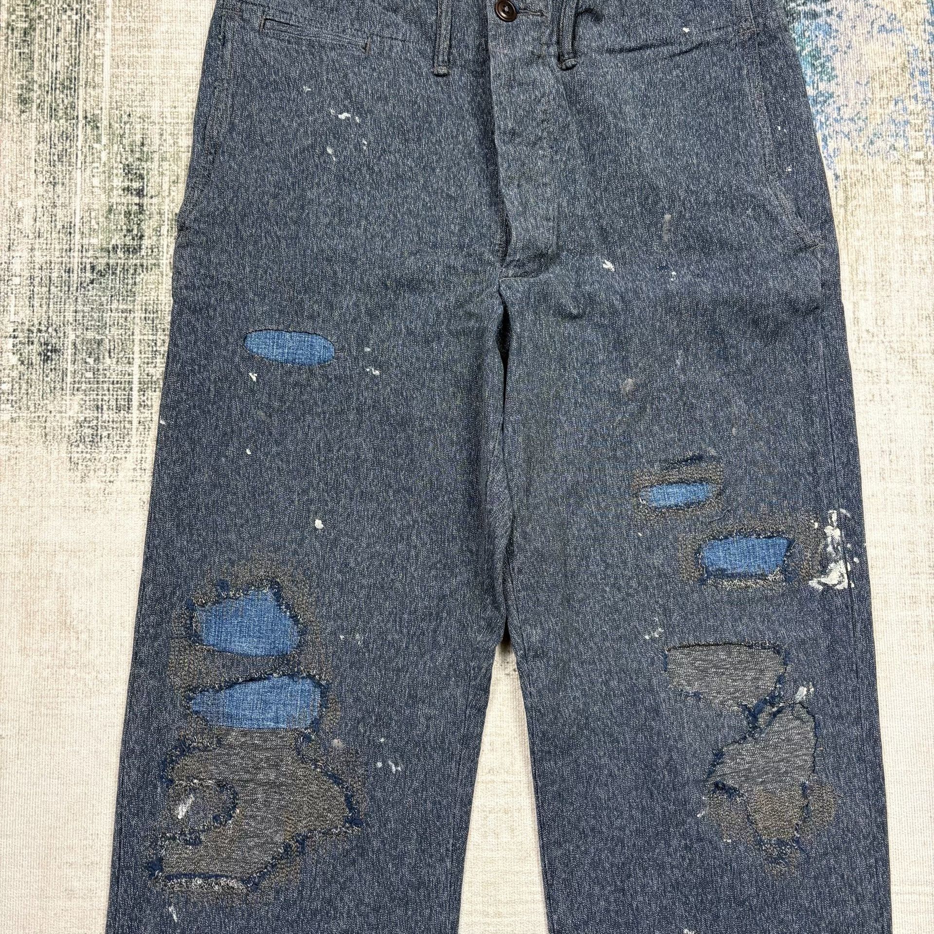 RRL Ralph Lauren RRL Pepper Salt Patch Casual Pants Size US 30 / EU 46 - 2 Thumbnail