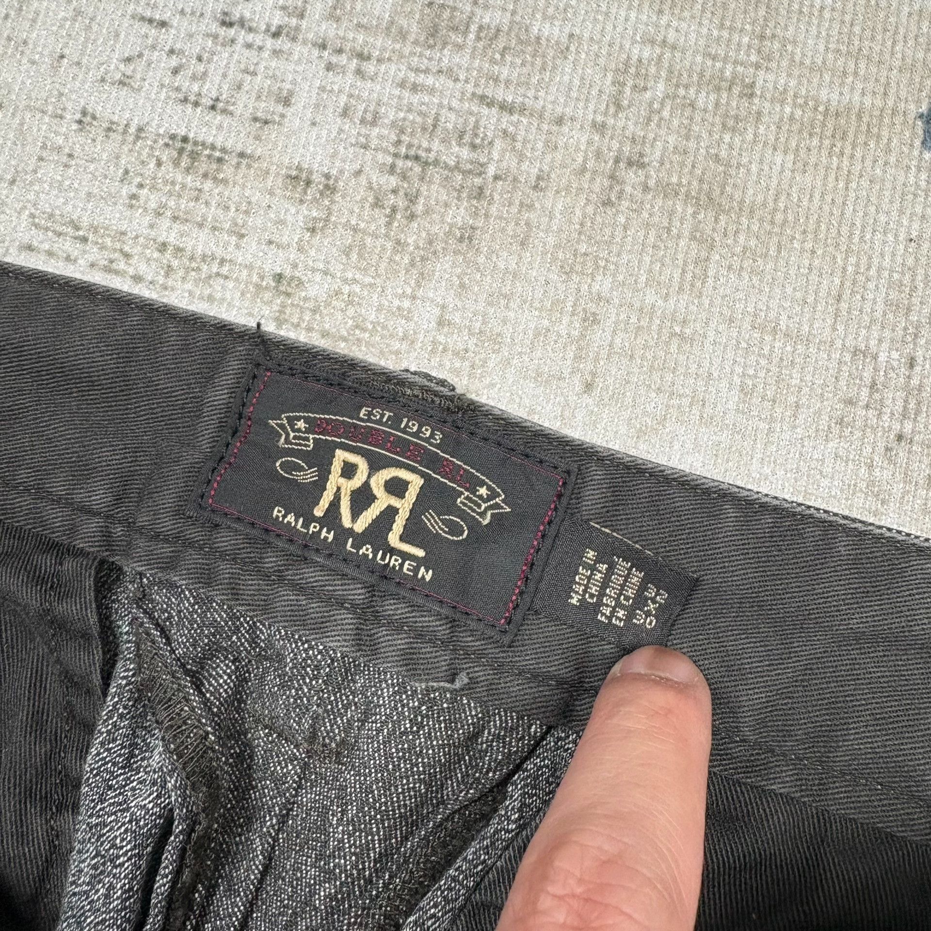 RRL Ralph Lauren RRL Pepper Salt Casual Pants Size US 32 / EU 48 - 3 Thumbnail