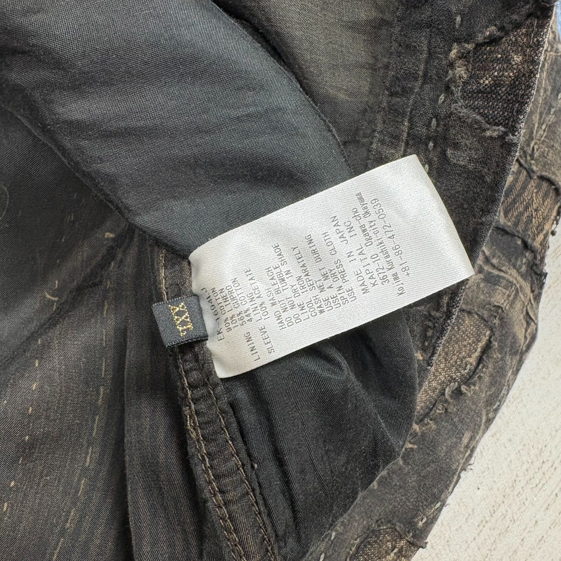 Kapital KAPITAL 25SS BORO Denim Jacket Size US XXL / EU 58 / 5 - 6 Thumbnail