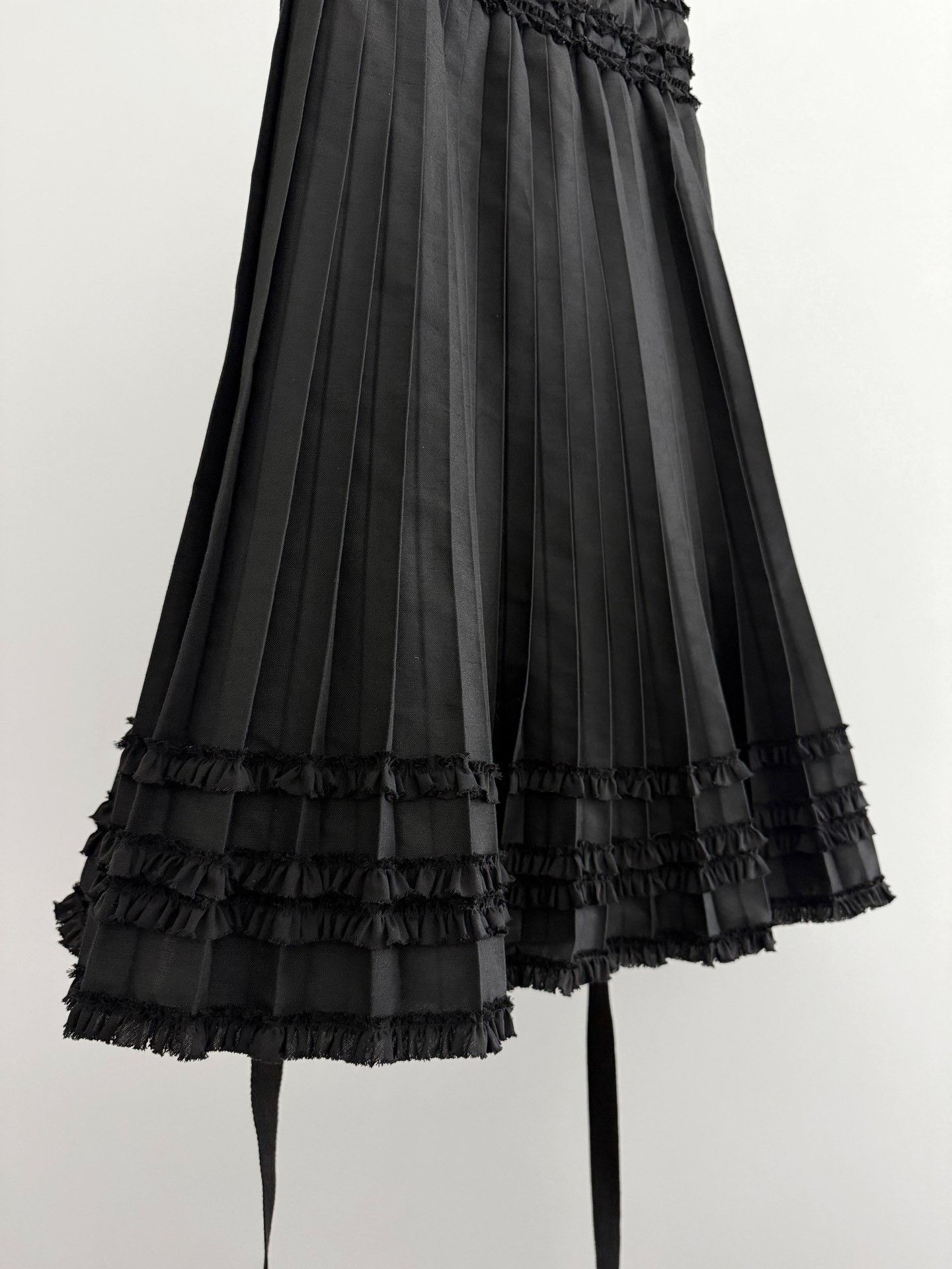 Comme des Garcons Comme des Garçons Lace Pleated Skirt Size 36" / US 14 / IT 50 - 2 Thumbnail