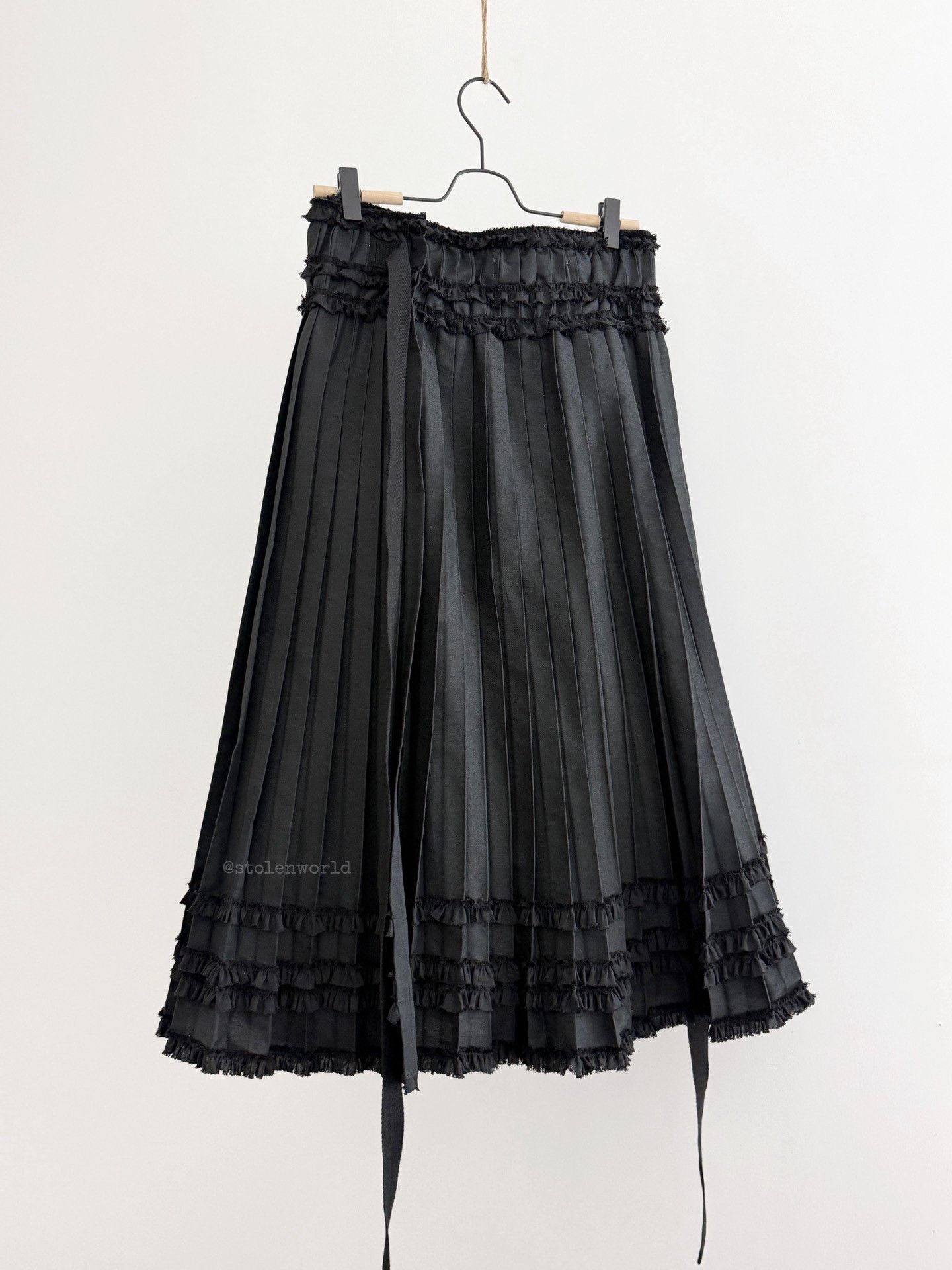 Comme des Garcons Comme des Garçons Lace Pleated Skirt Size 36" / US 14 / IT 50 - 6 Thumbnail