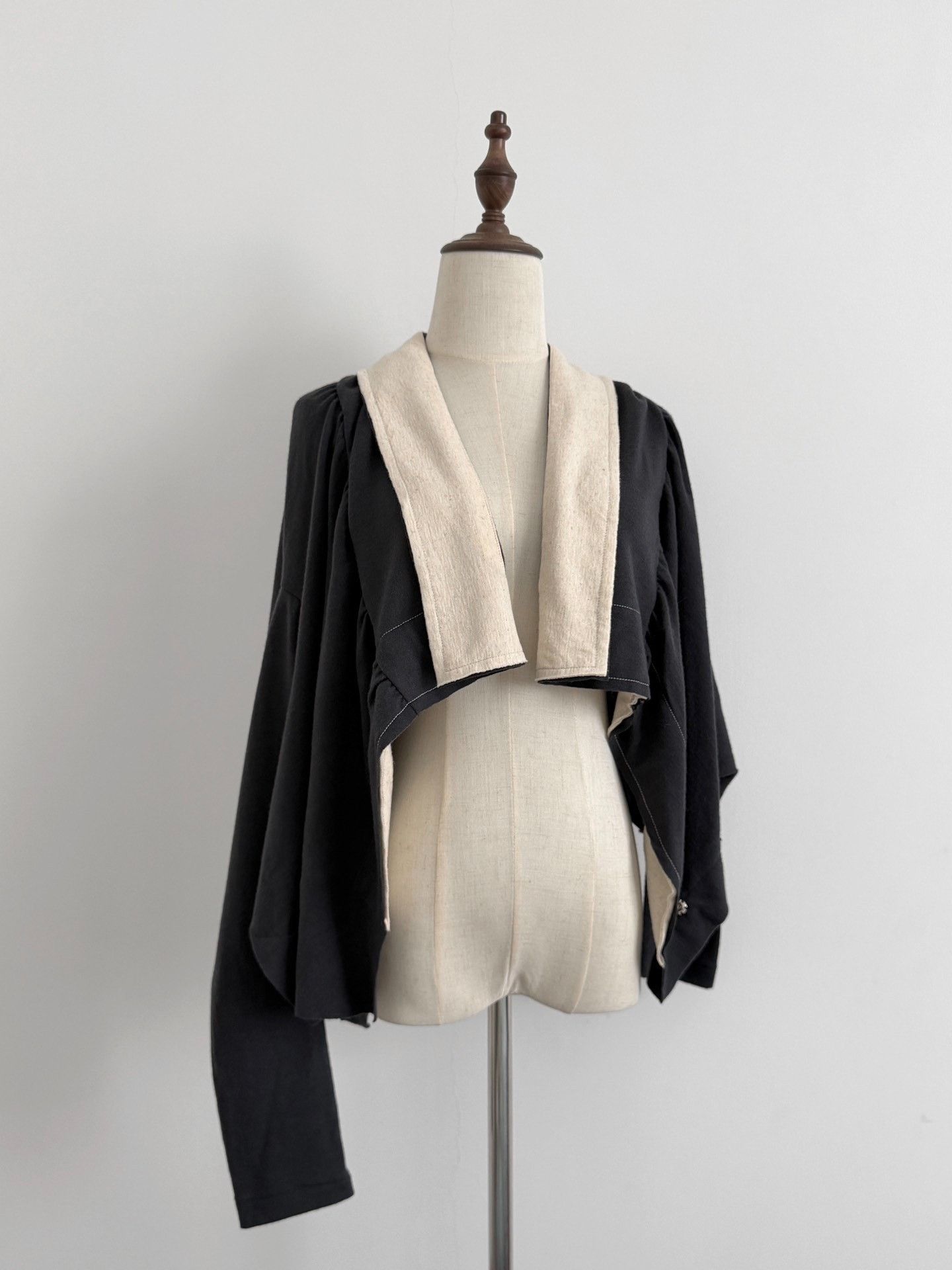 Y's Yohji Yamamoto Y's Irregular Reversible Wool Top Size L / US 10 / IT 46 - 5 Thumbnail