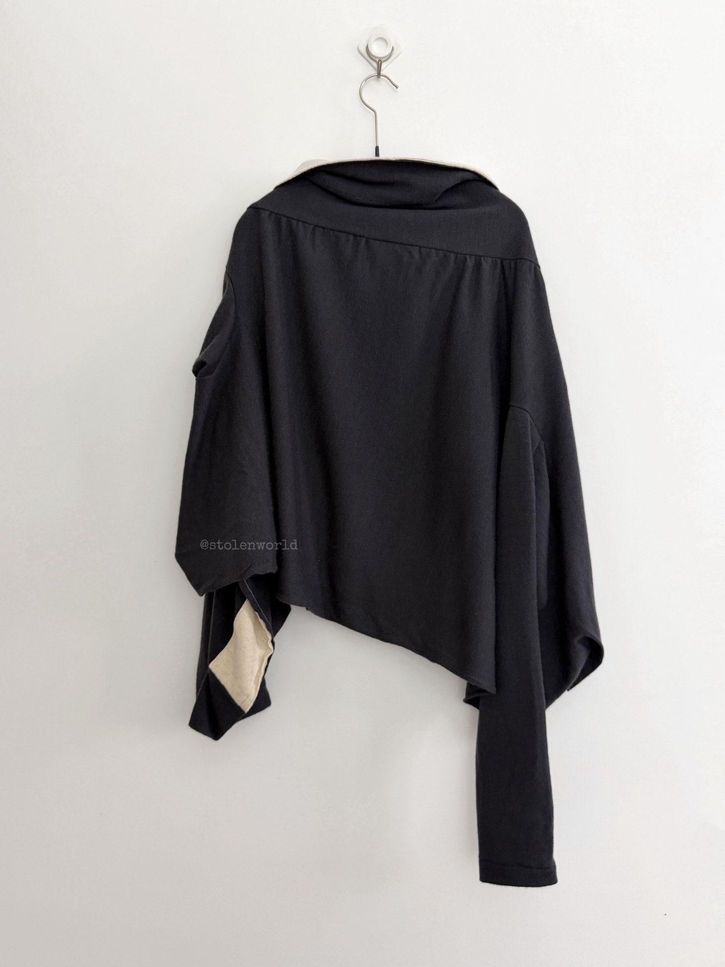 Y's Yohji Yamamoto Y's Irregular Reversible Wool Top Size L / US 10 / IT 46 - 8 Thumbnail