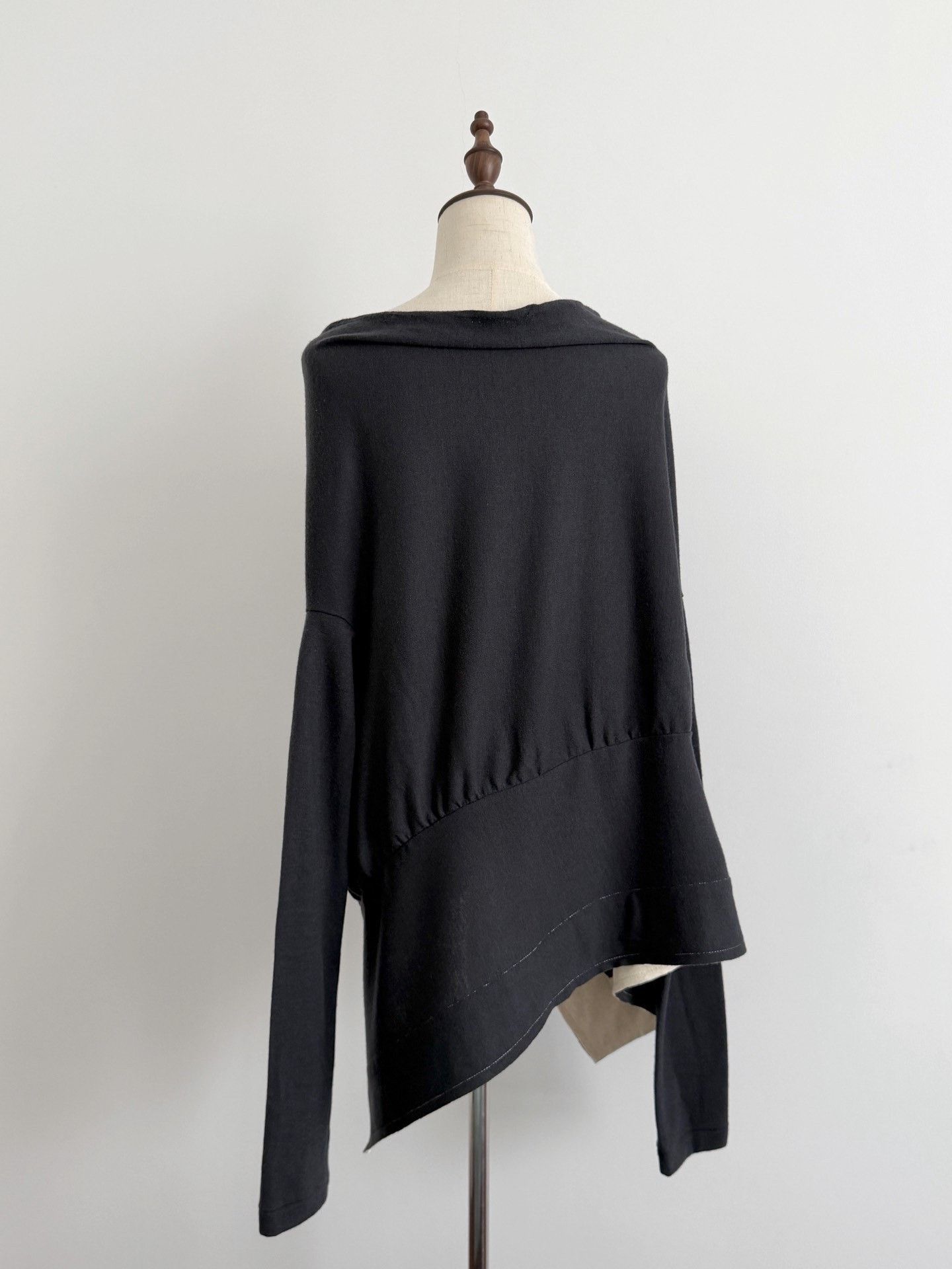 Y's Yohji Yamamoto Y's Irregular Reversible Wool Top Size L / US 10 / IT 46 - 4 Thumbnail