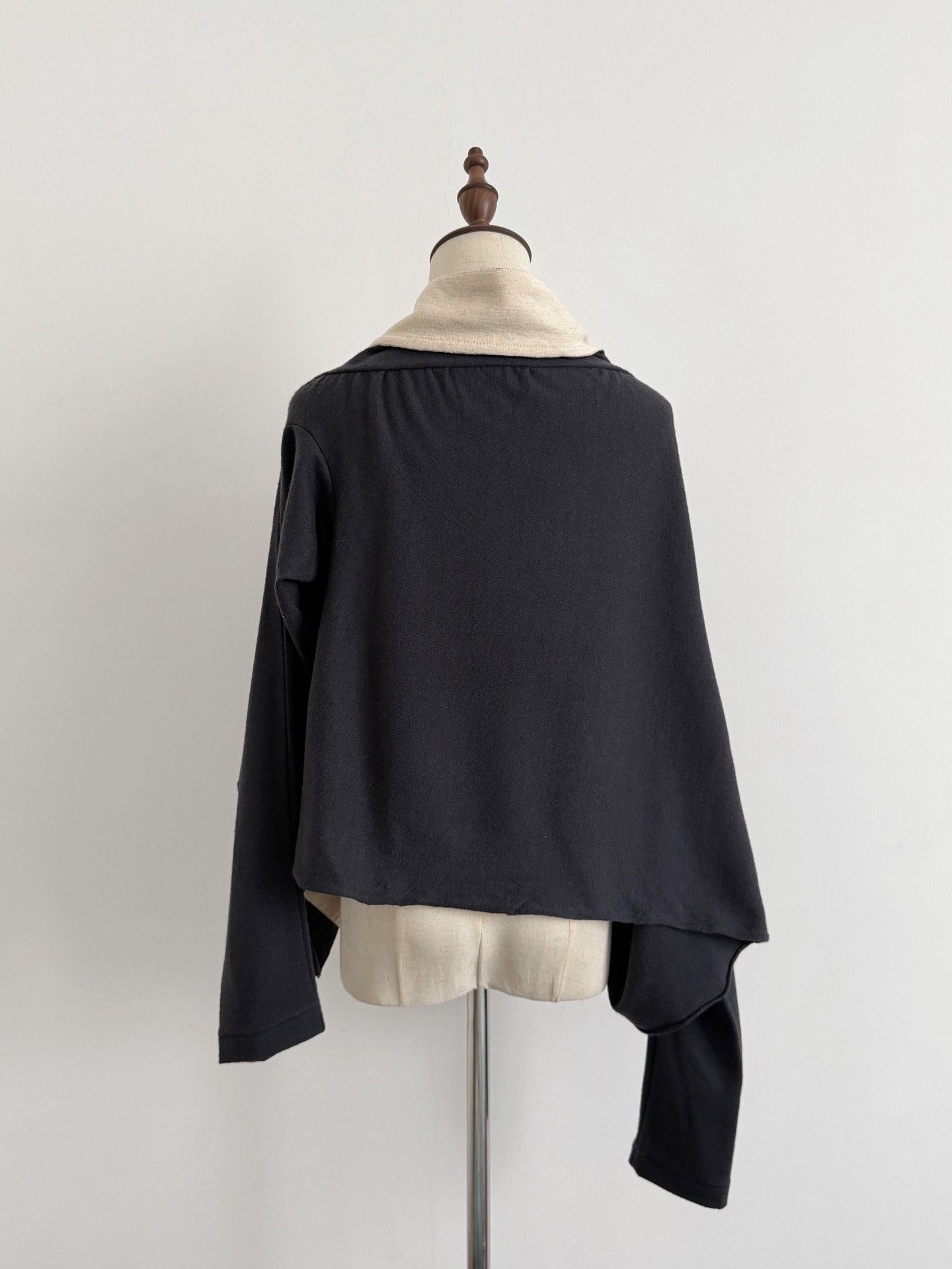 Y's Yohji Yamamoto Y's Irregular Reversible Wool Top Size L / US 10 / IT 46 - 6 Thumbnail