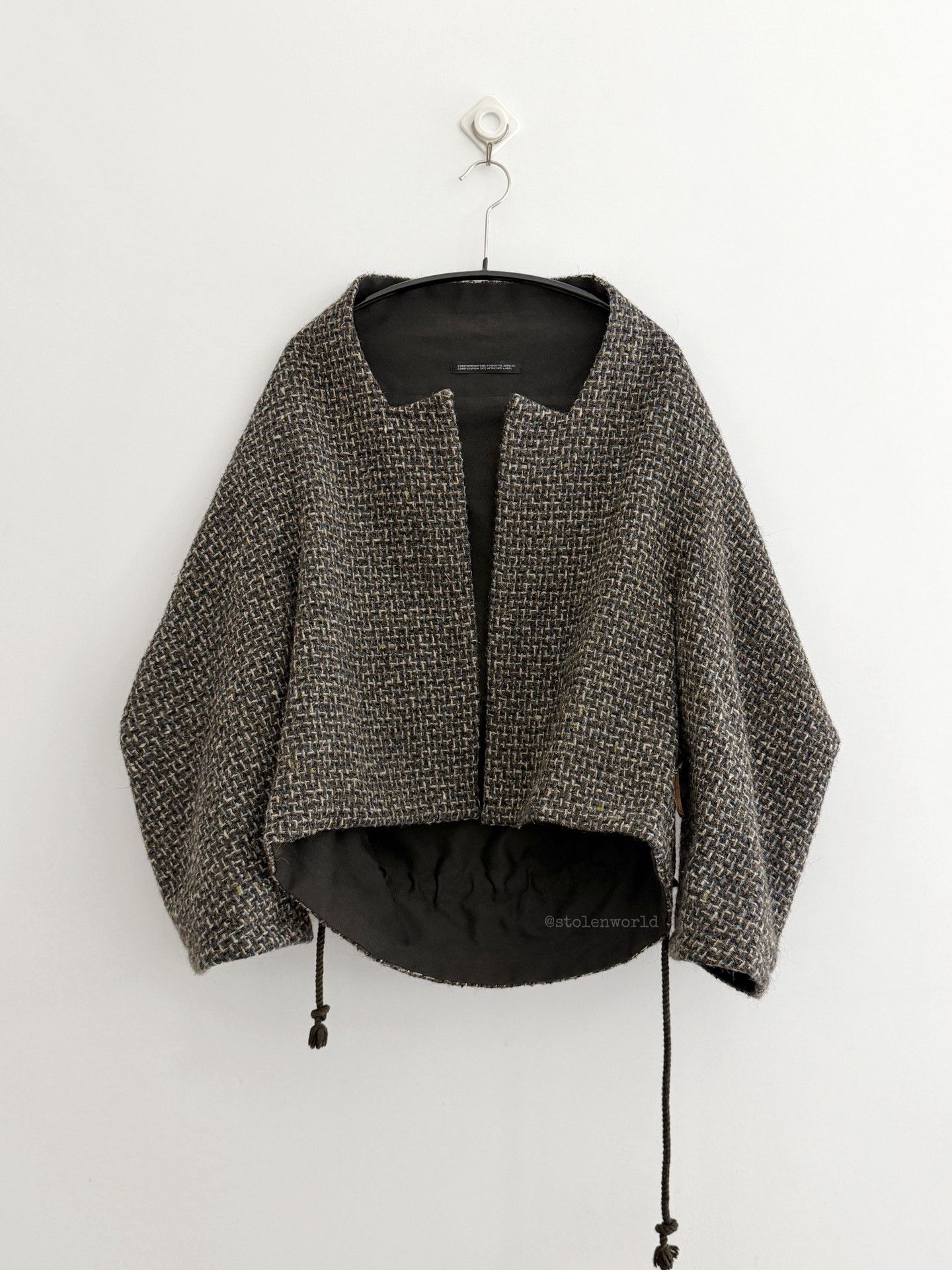 Y's Yohji Yamamoto Y's Pointed Collar Wool Coat Size M / US 6-8 / IT 42-44 - 7 Thumbnail