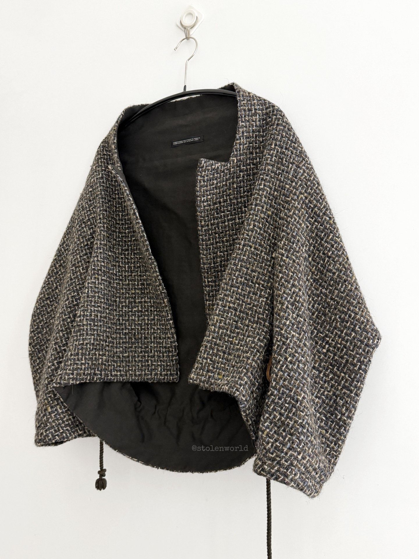 Y's Yohji Yamamoto Y's Pointed Collar Wool Coat Size M / US 6-8 / IT 42-44 - 9 Thumbnail
