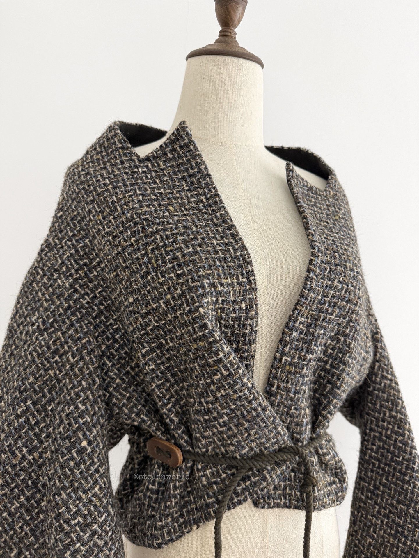 Y's Yohji Yamamoto Y's Pointed Collar Wool Coat Size M / US 6-8 / IT 42-44 - 2 Thumbnail