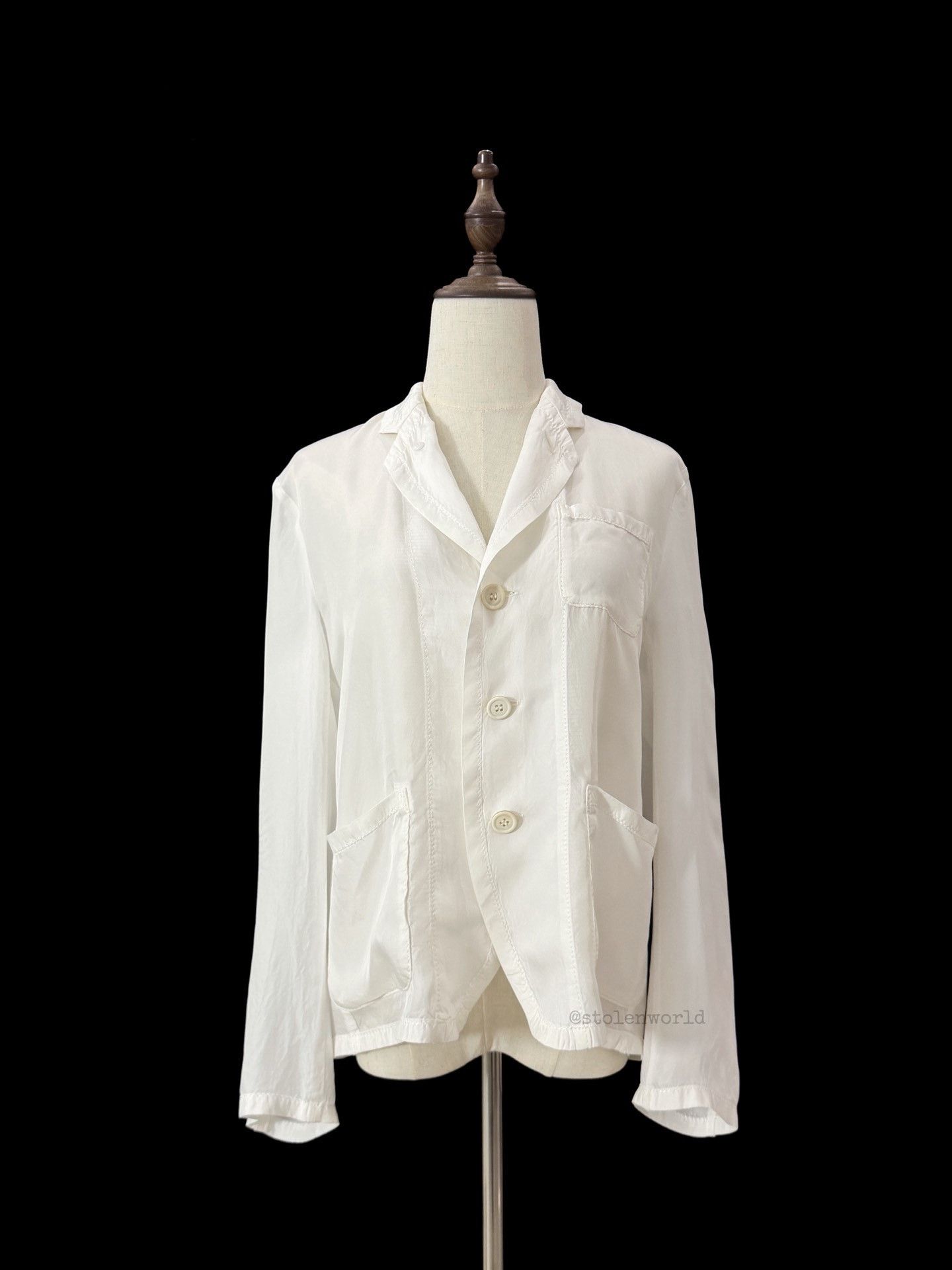 Comme des Garcons Comme des Garçons Cupro Blazer Size M / US 6-8 / IT 42-44 - 7 Thumbnail