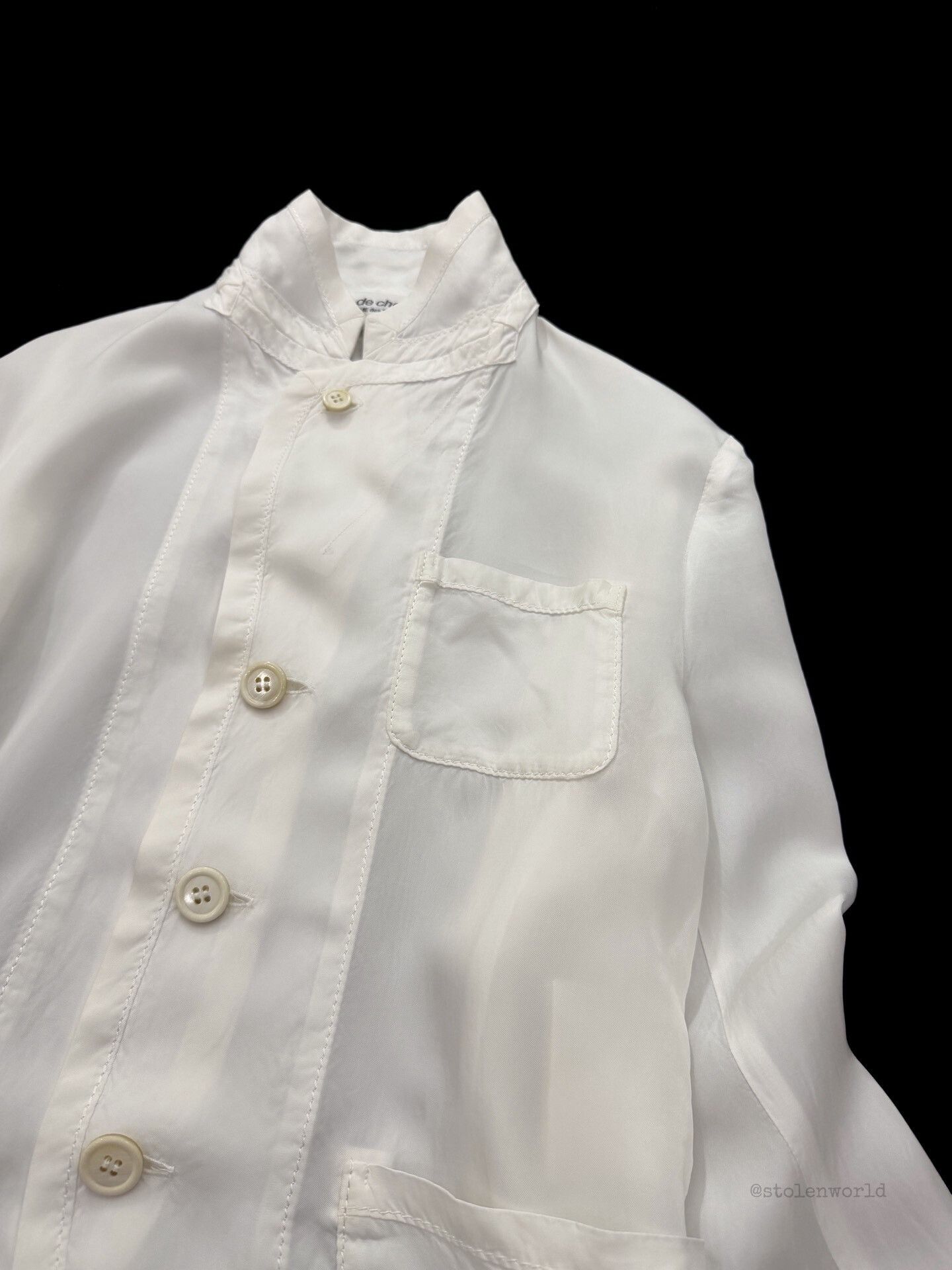 Comme des Garcons Comme des Garçons Cupro Blazer Size M / US 6-8 / IT 42-44 - 2 Thumbnail