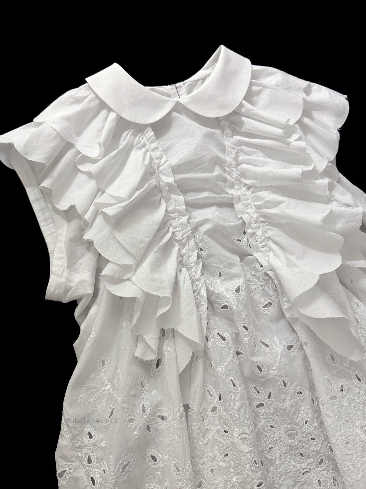 Comme des Garcons Comme des Garçons Tricot Ruffle Top Size M / US 6-8 / IT 42-44 - 5 Thumbnail
