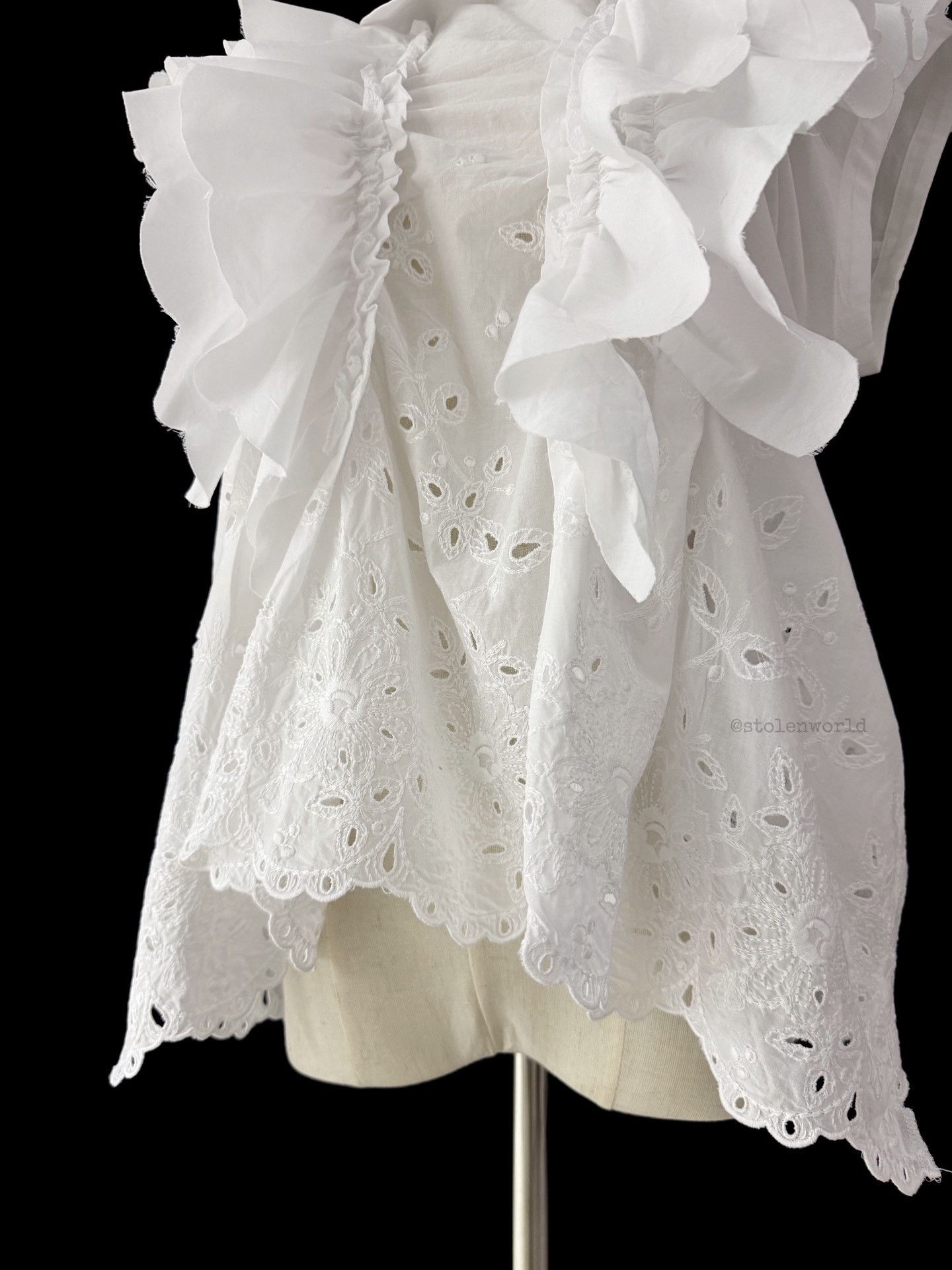 Comme des Garcons Comme des Garçons Tricot Ruffle Top Size M / US 6-8 / IT 42-44 - 7 Thumbnail