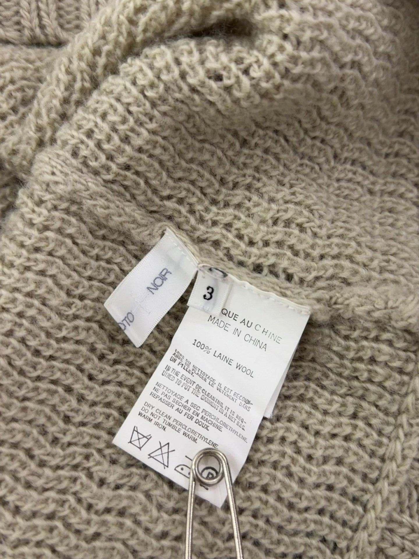 Yohji Yamamoto Yohji Yamamoto Wrap Neck Knit Top Size L / US 10 / IT 46 - 9 Thumbnail