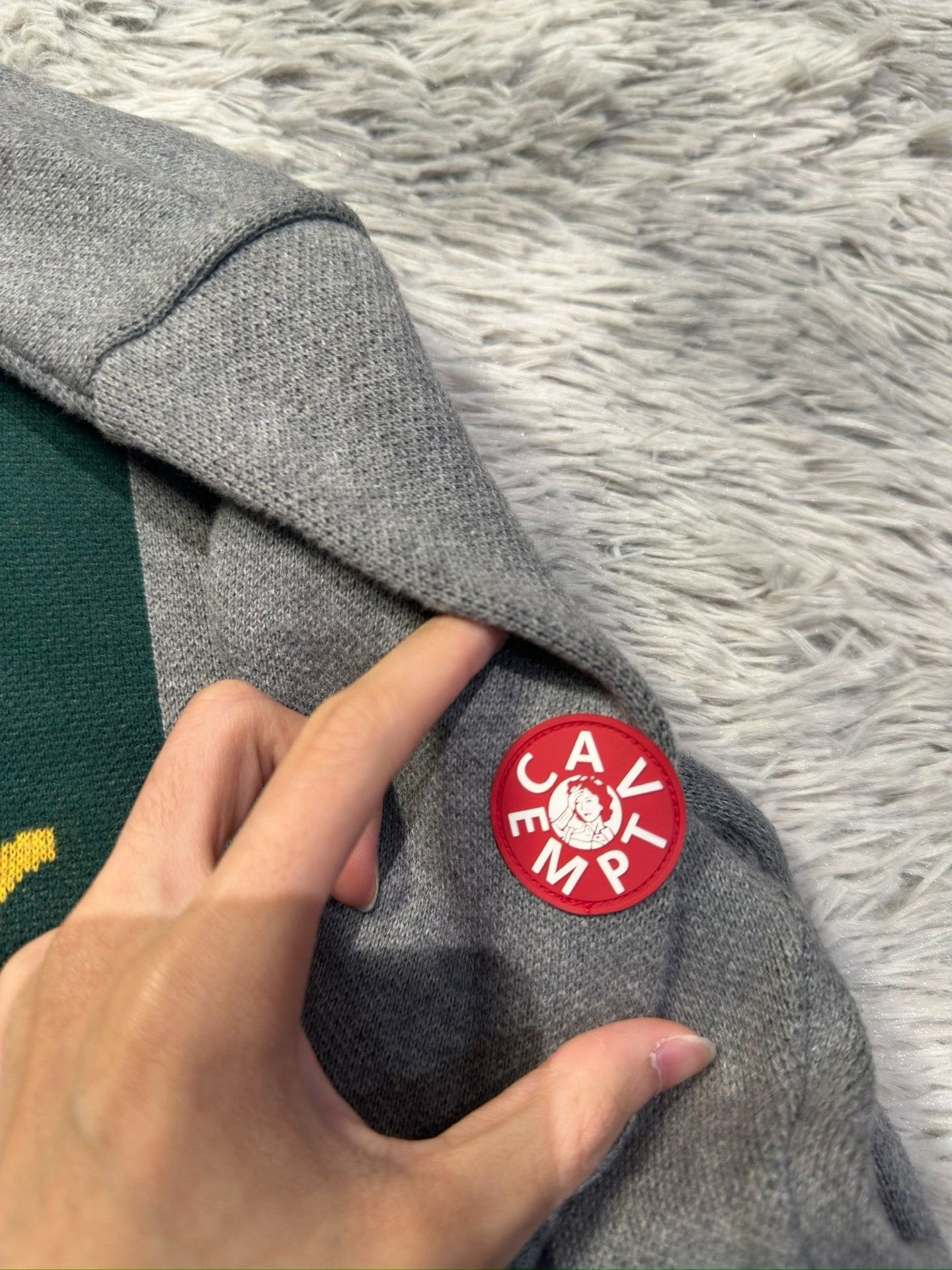 Cav Empt C.E/CAVEMPT Gray Knit Sweater Size US L / EU 52-54 / 3 - 5 Thumbnail