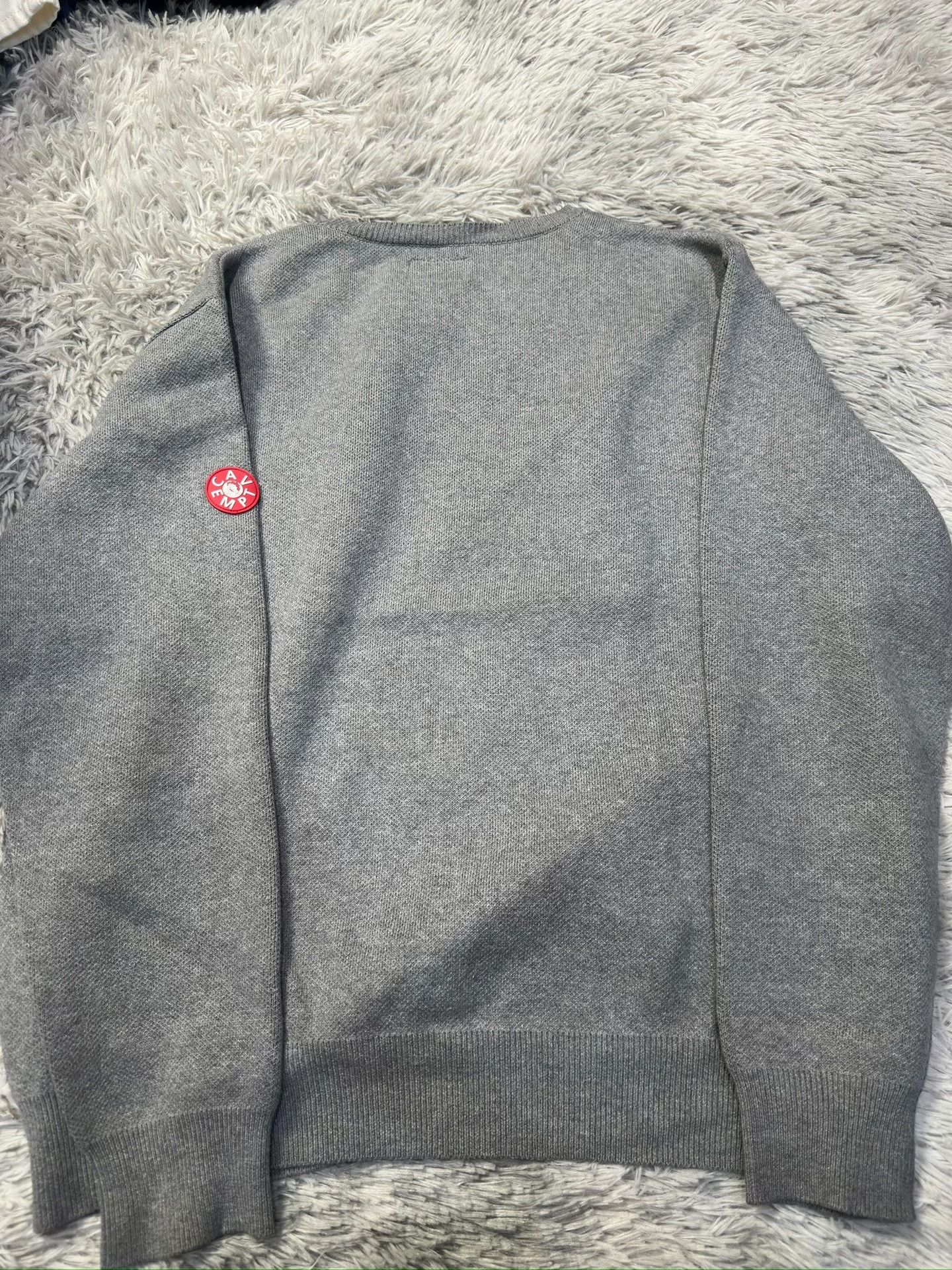 Cav Empt C.E/CAVEMPT Gray Knit Sweater Size US L / EU 52-54 / 3 - 2 Thumbnail