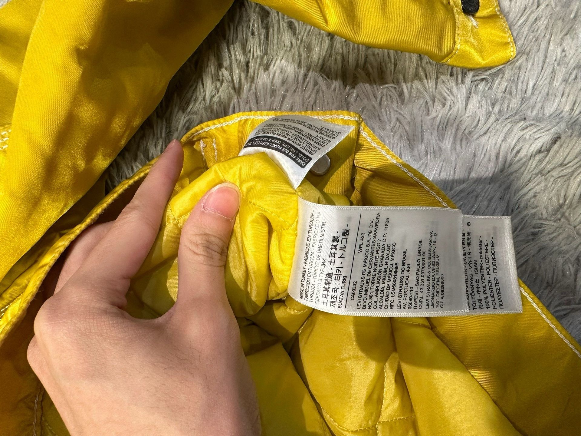 Supreme x Levi's Yellow Jacket