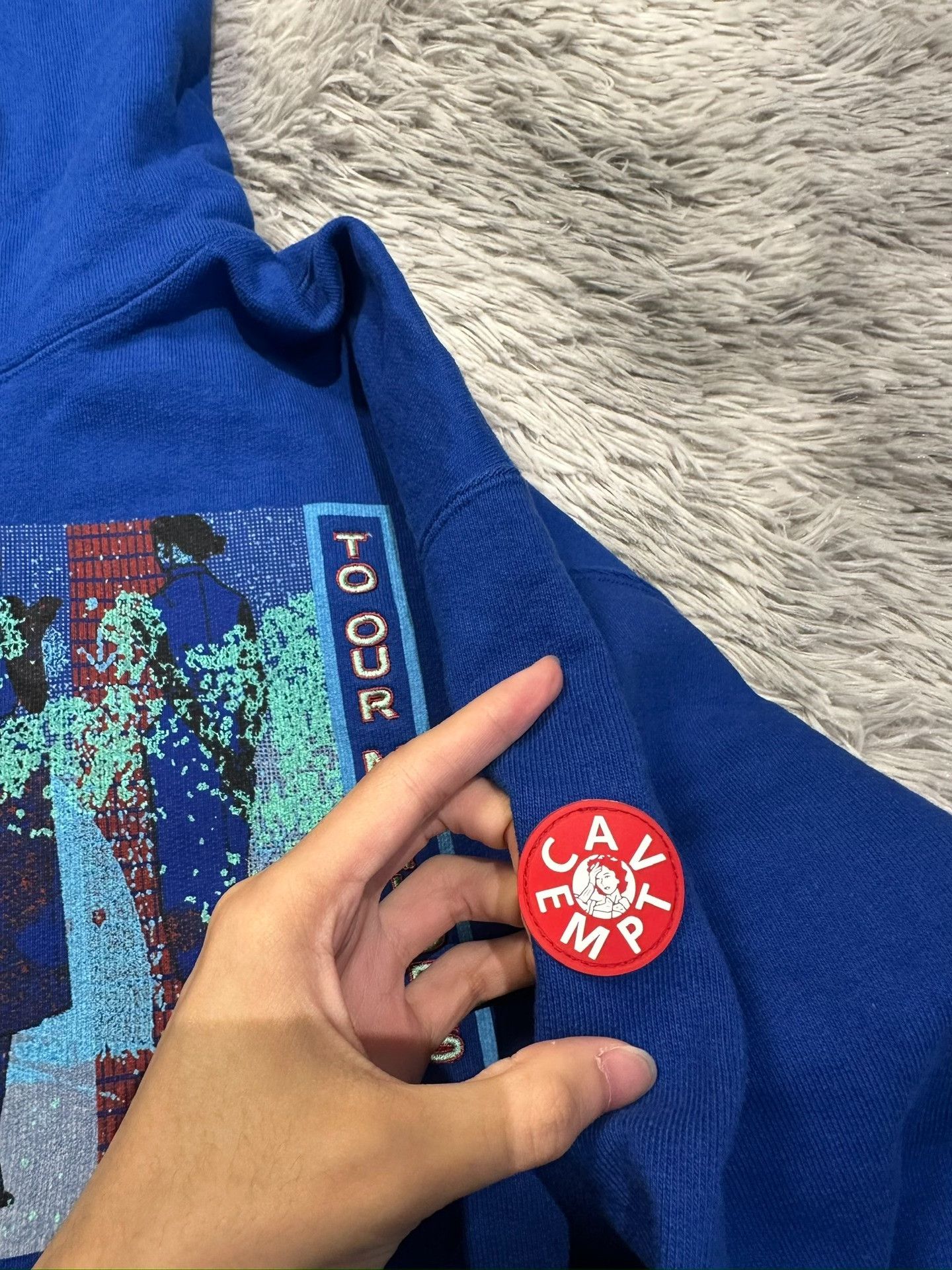 Cav Empt C.E Cavempt Heavyweight Embroidered Hoodie Size US M / EU 48-50 / 2 - 4 Thumbnail