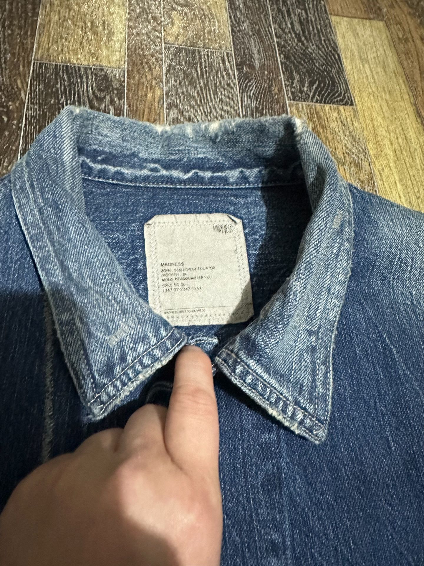 Madness MADNESS 4P Chore Work Denim Jacket Size US S / EU 44-46 / 1 - 3 Thumbnail