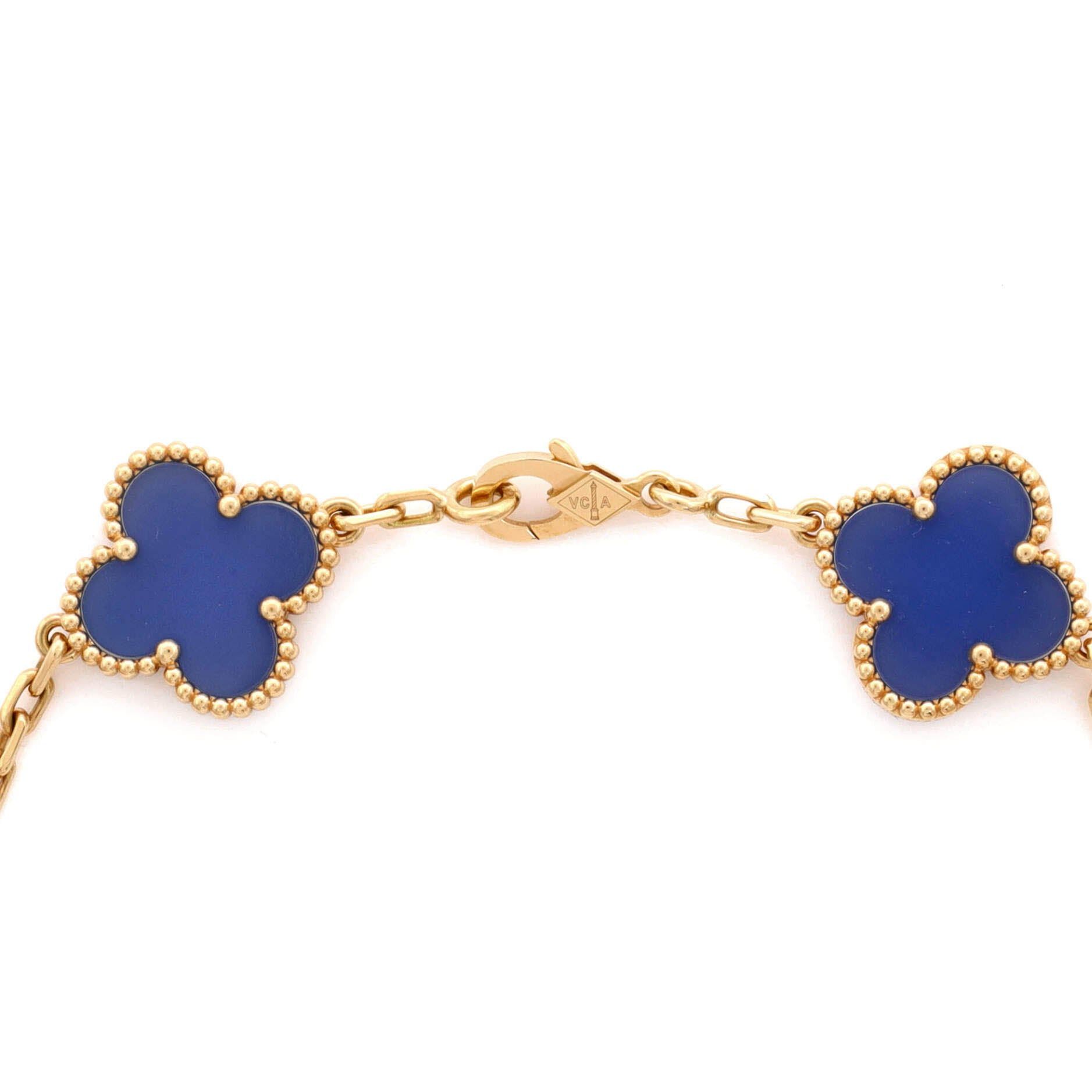 Van Cleef & Arpels Vintage Alhambra 5 Motifs Bracelet Size ONE SIZE - 4 Thumbnail