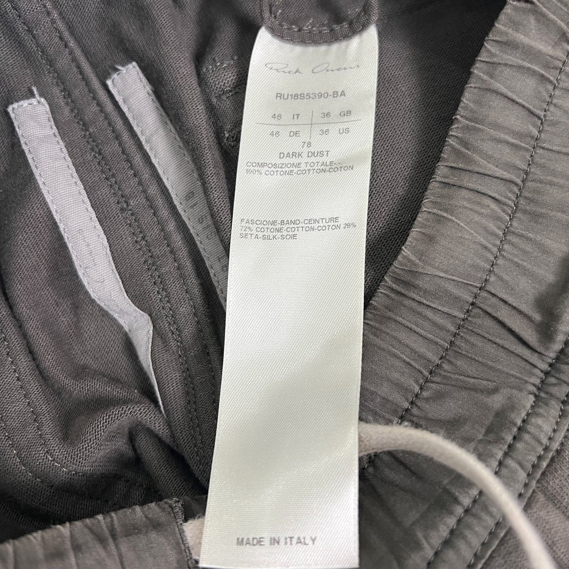 Rick Owens Rick Owens Main Line Cotton Cargo Pants Size US 30 / EU 46 - 5 Thumbnail