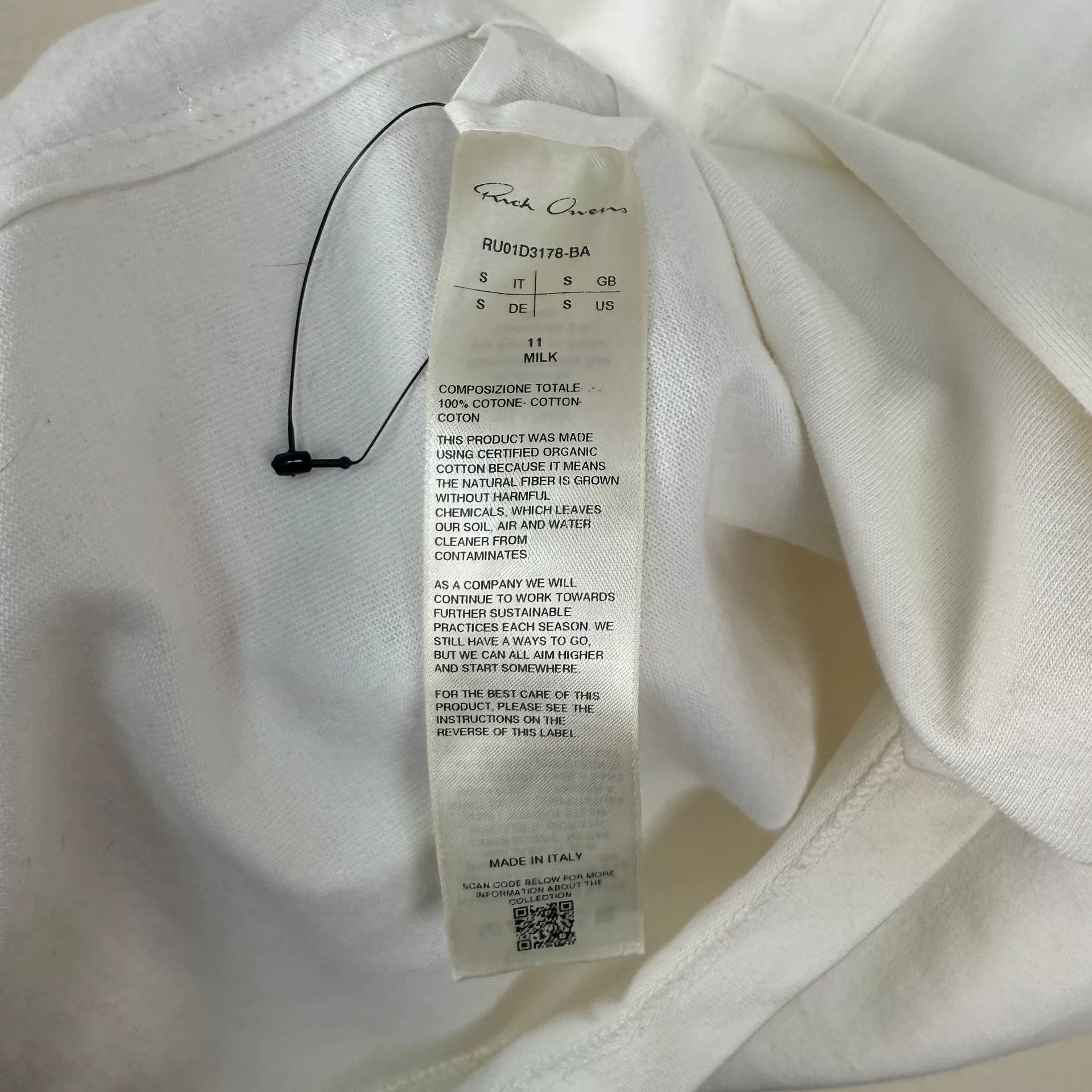 Rick Owens Rick Owens 24SS White Tank Top Size US S / EU 44-46 / 1 - 6 Thumbnail