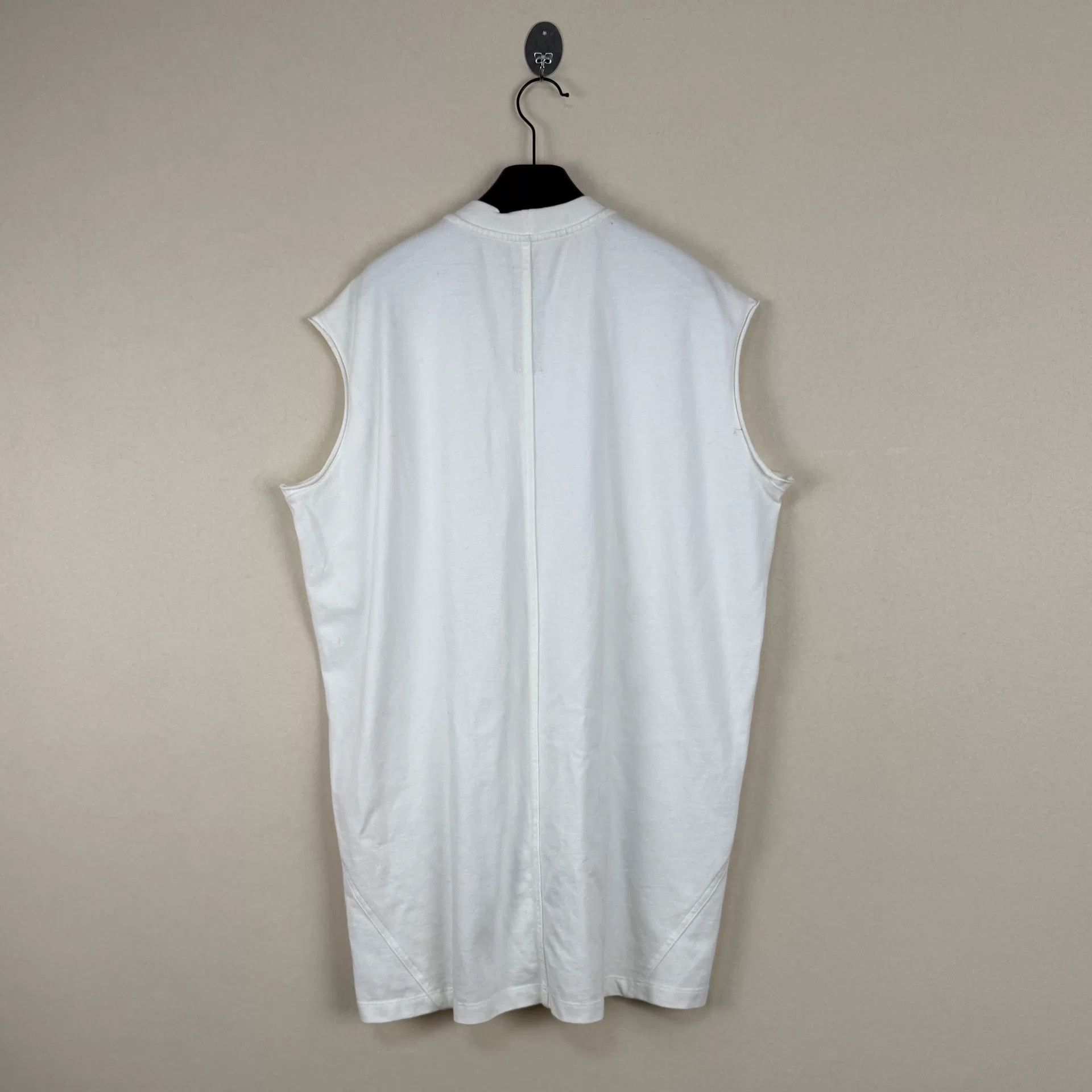 Rick Owens Rick Owens 24SS White Tank Top Size US S / EU 44-46 / 1 - 4 Thumbnail