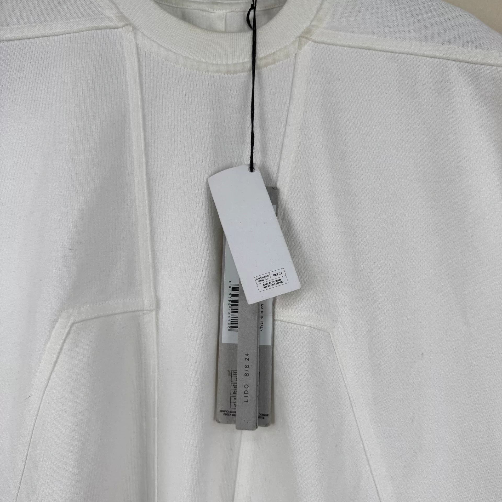 Rick Owens Rick Owens 24SS White Tank Top Size US S / EU 44-46 / 1 - 3 Thumbnail