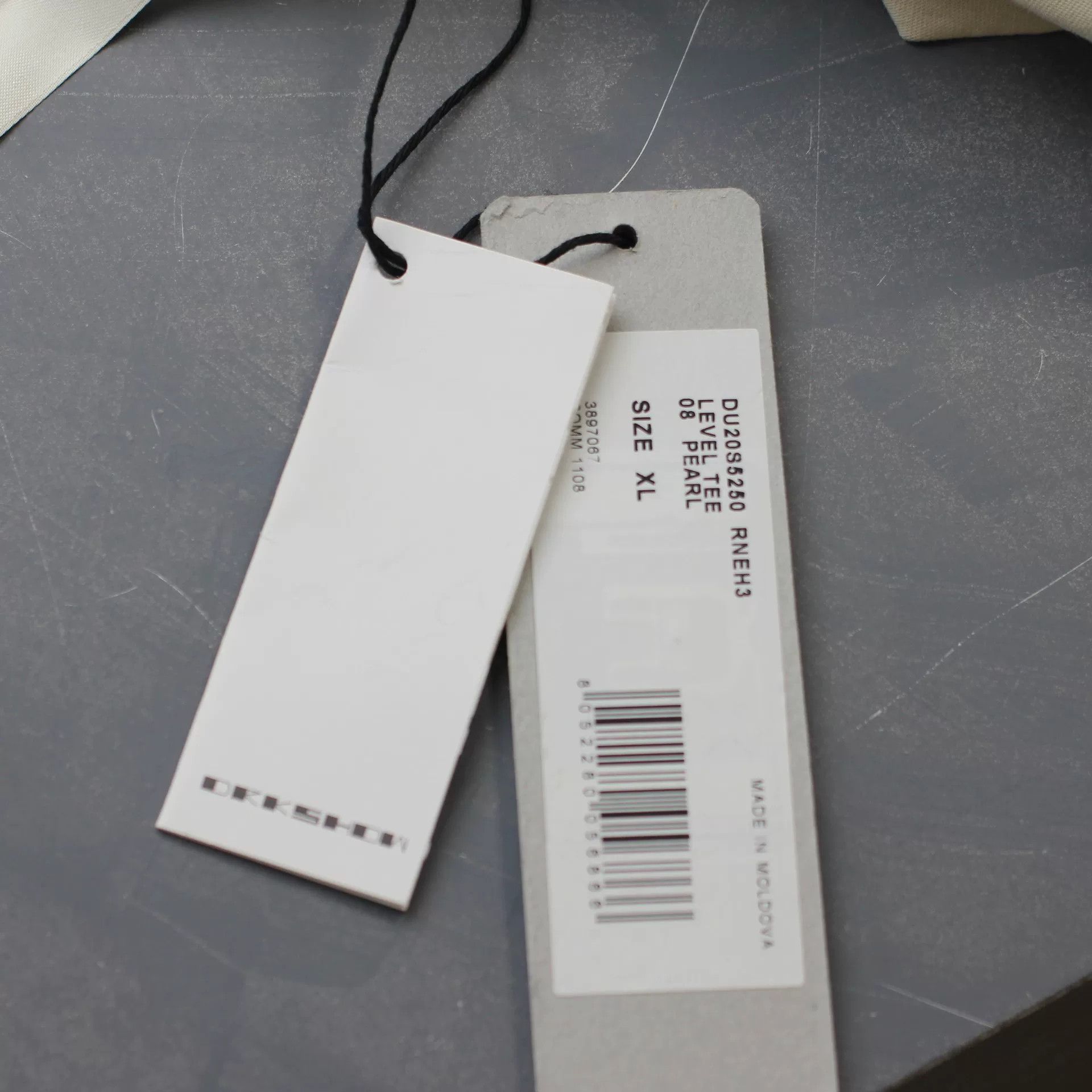Rick Owens Drkshdw Rick Owens Sub-line Cotton Letter Tee Size US M / EU 48-50 / 2 - 7 Thumbnail