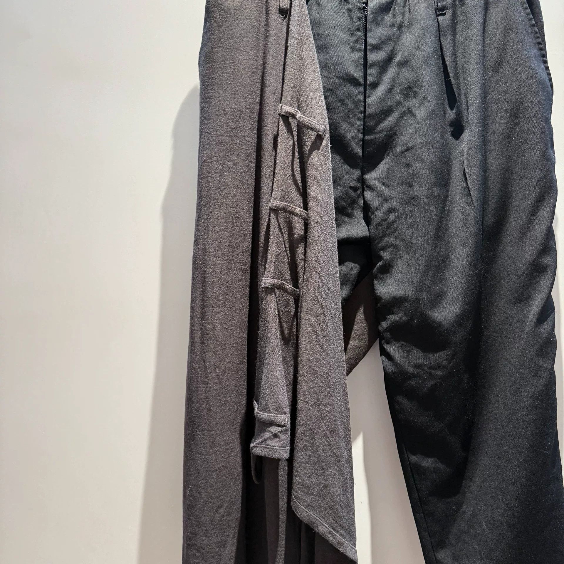 Yohji Yamamoto Yohji Yamamoto Wool Cotton Linen Skirt Pants Size 22" - 2 Thumbnail