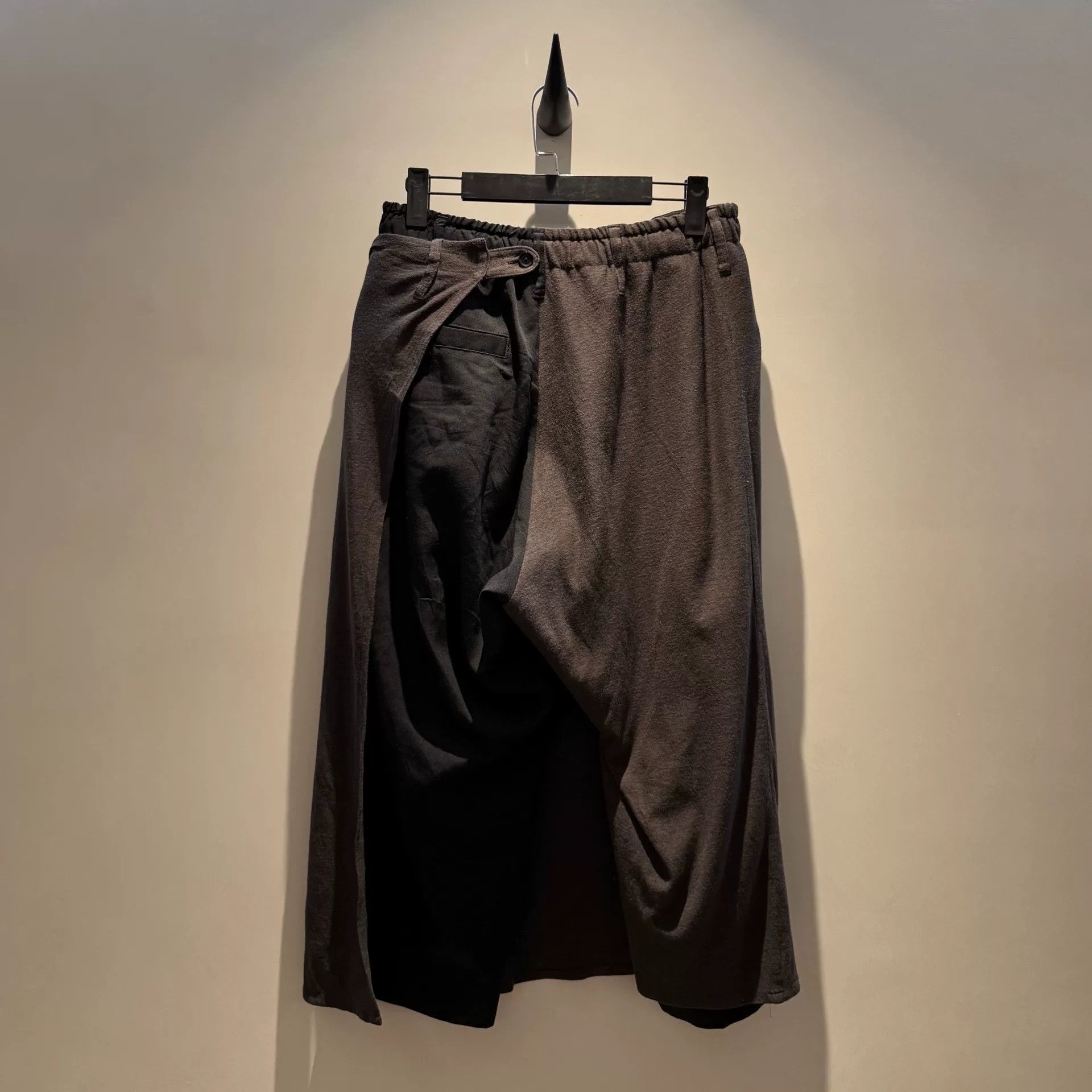Yohji Yamamoto Yohji Yamamoto Wool Cotton Linen Skirt Pants Size 22" - 5 Thumbnail