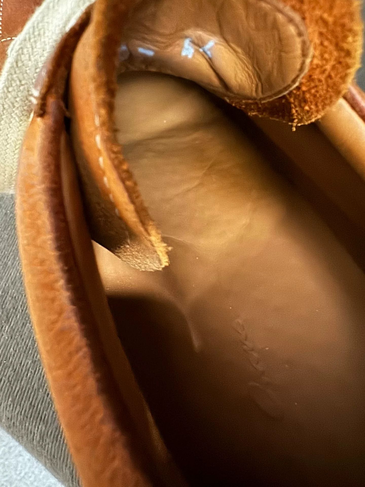 Rick Owens 23FW Lychee Leather Orange Vans