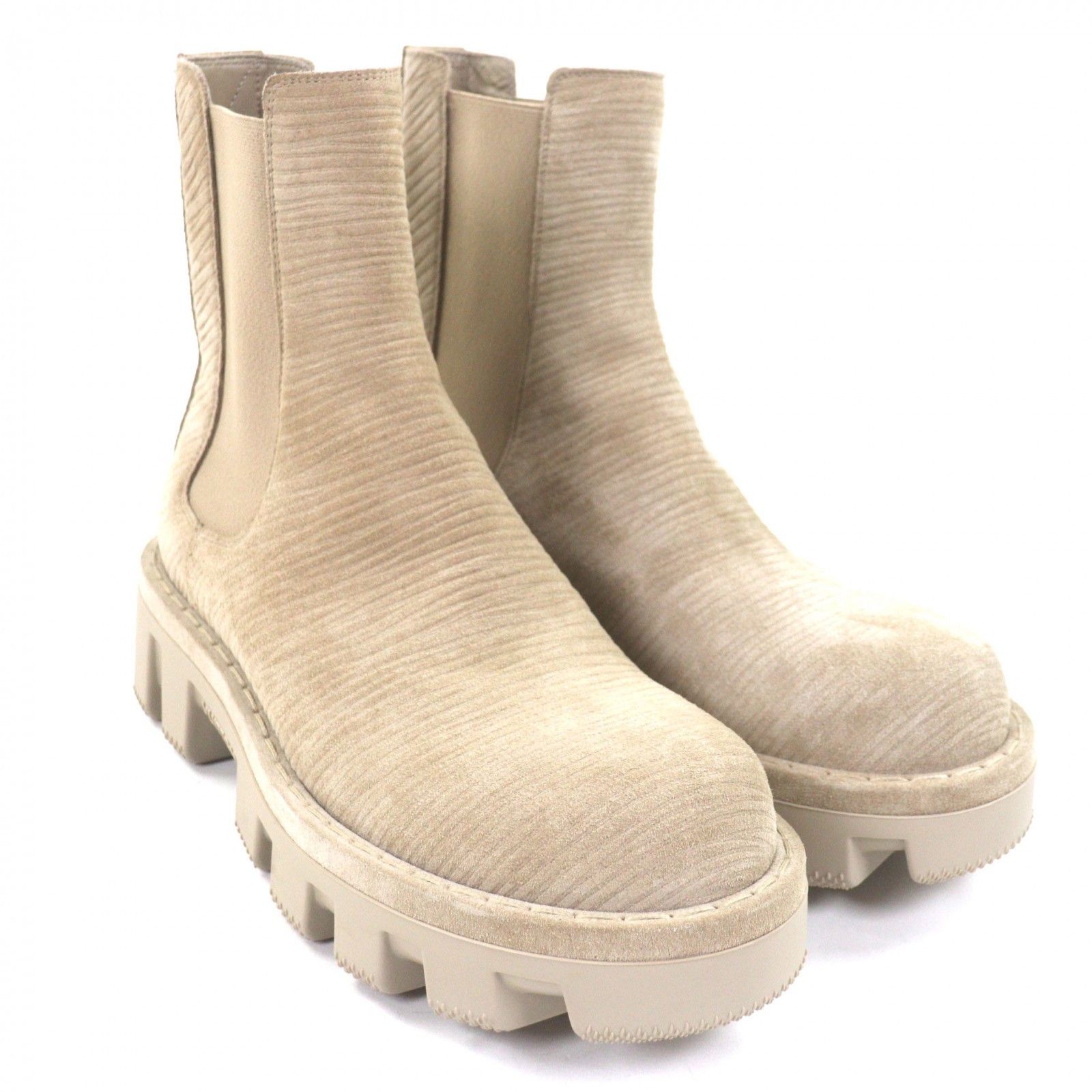 Louis Vuitton Louis Vuitton Louis Vuitton Chelsea Suede Leather Boots Leather Shoes DUTY FREE for USA Size ONE SIZE - 4 Thumbnail
