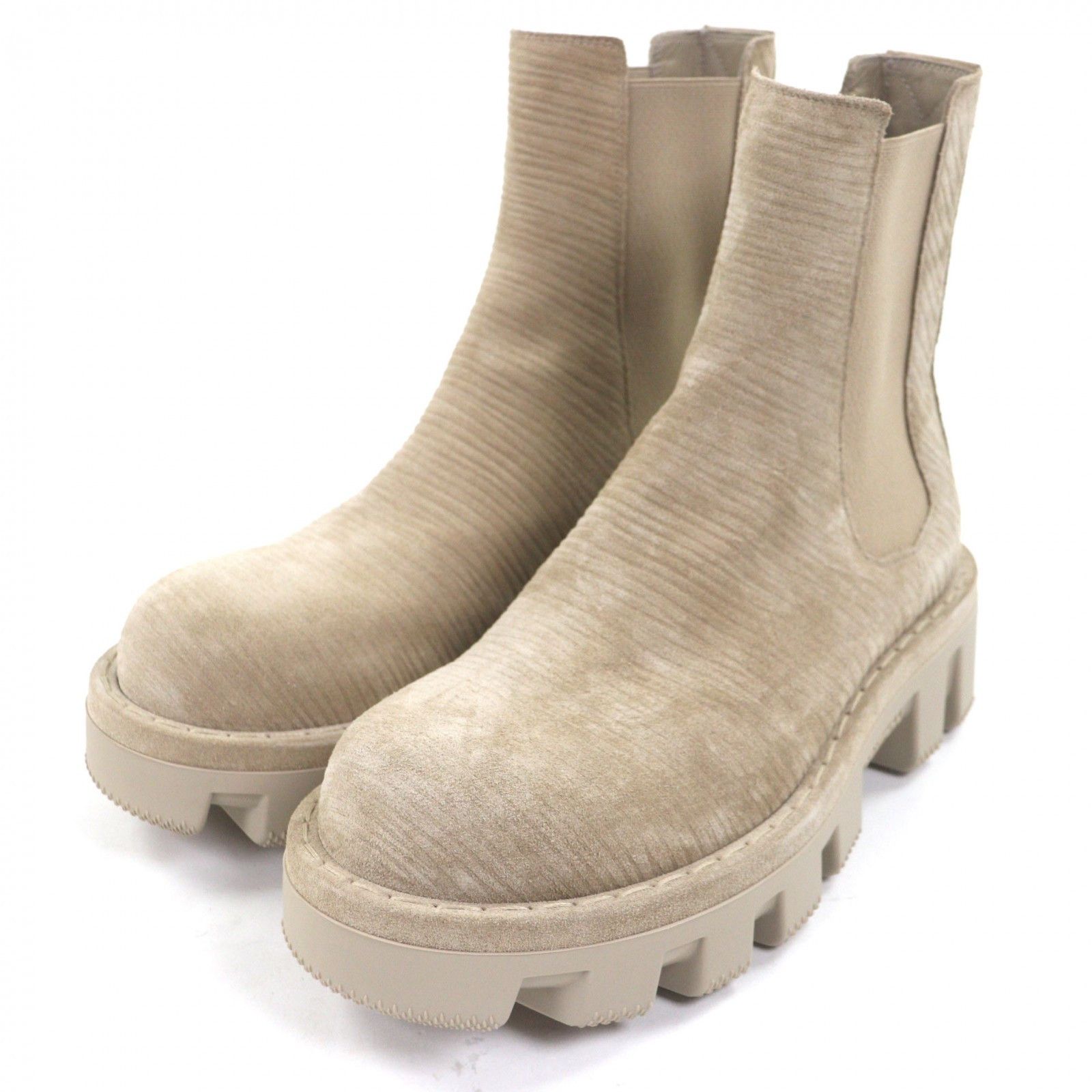 Louis Vuitton Louis Vuitton Louis Vuitton Chelsea Suede Leather Boots Leather Shoes DUTY FREE for USA Size ONE SIZE - 3 Thumbnail