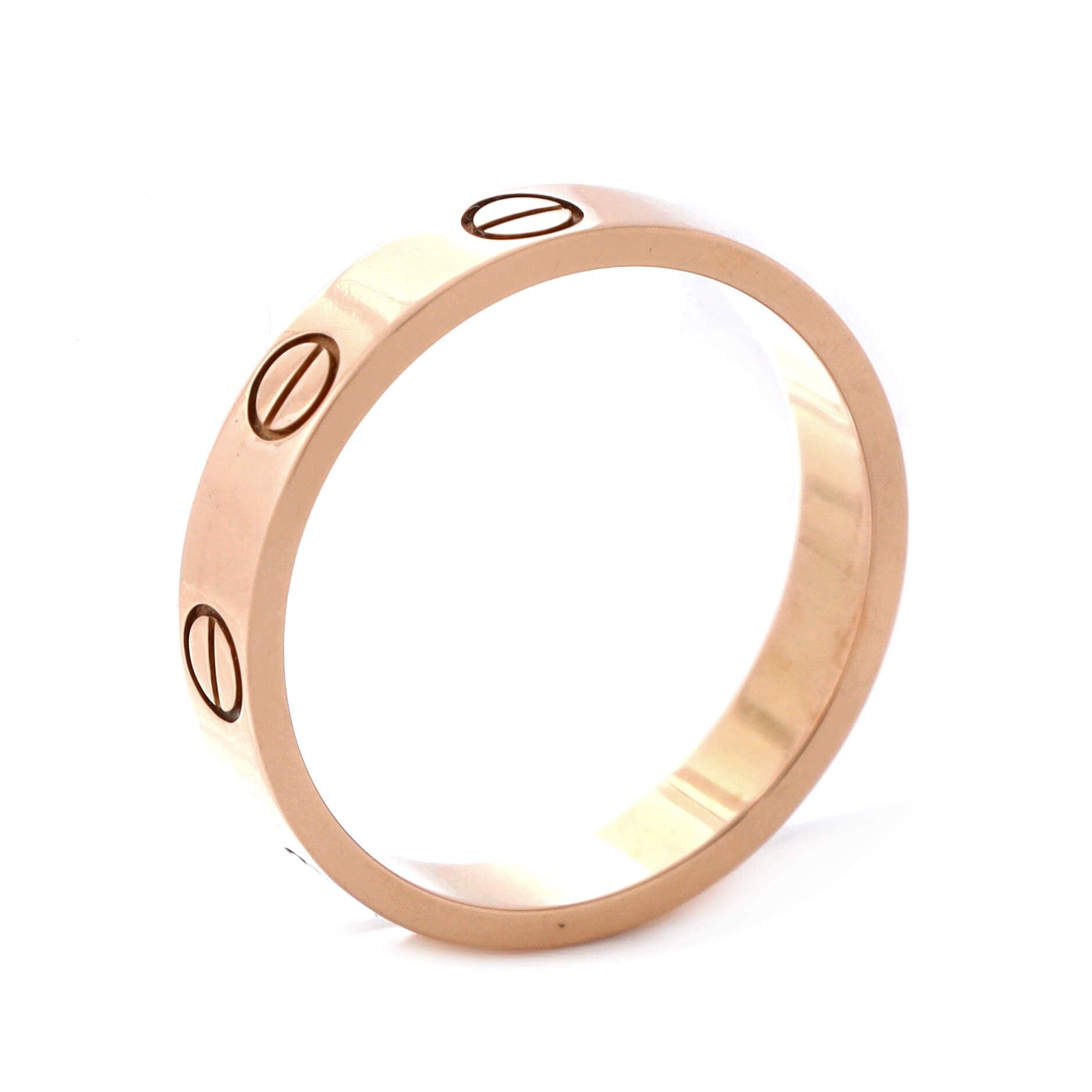Cartier Love Wedding Band Ring Size ONE SIZE - 3 Thumbnail