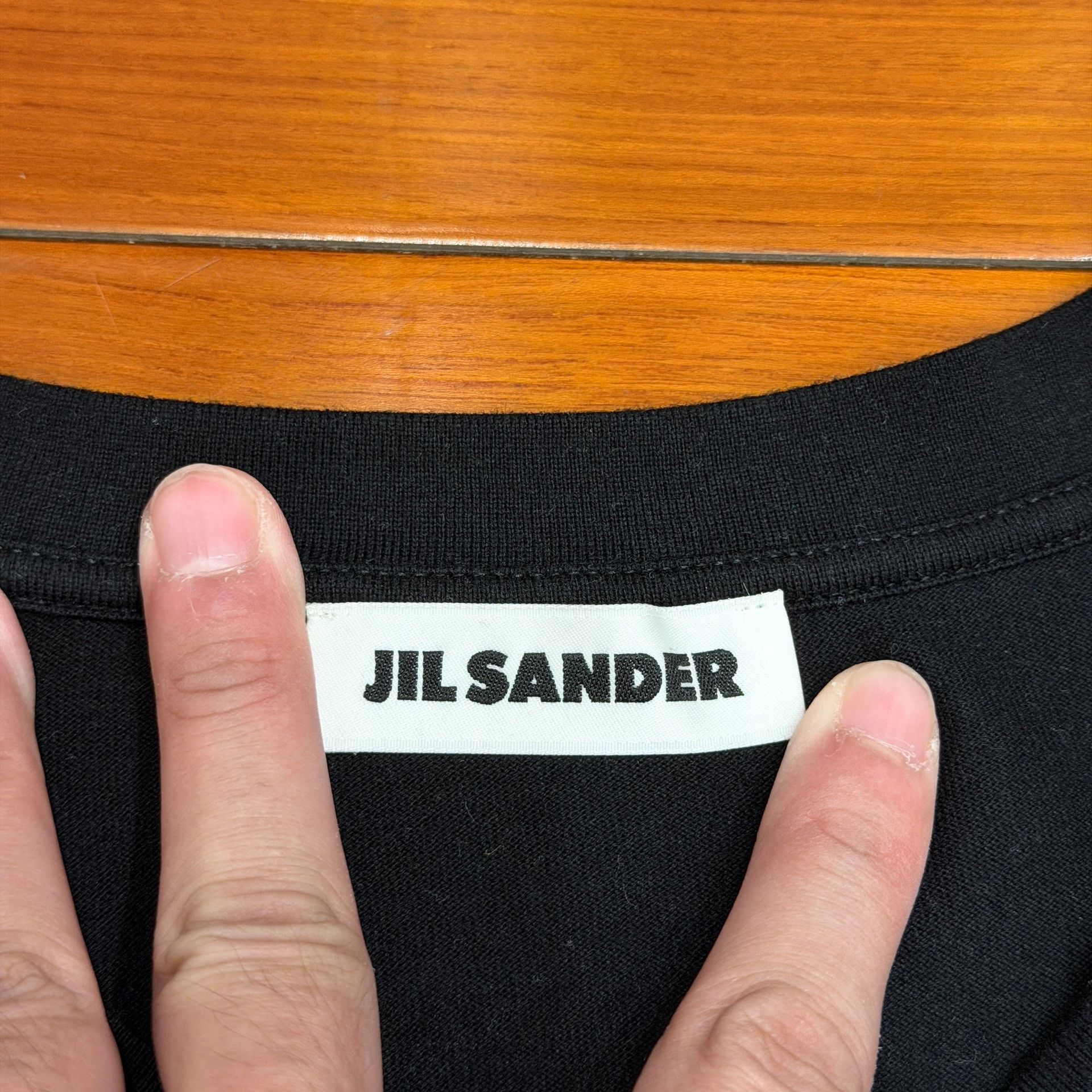 Jil Sander Jilsander 2023 Black Long-Sleeve Top Size US L / EU 52-54 / 3 - 4 Thumbnail