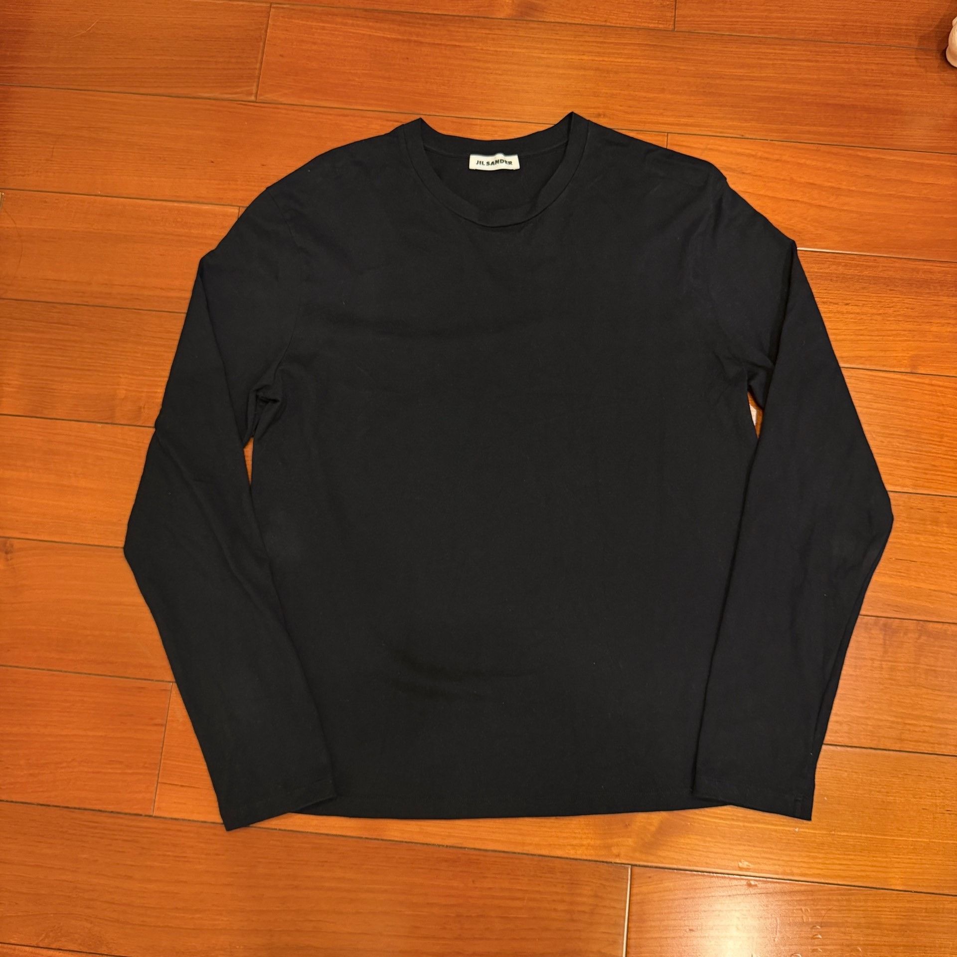 Jil Sander Jilsander 2023 Black Long-Sleeve Top Size US L / EU 52-54 / 3 - 2 Thumbnail