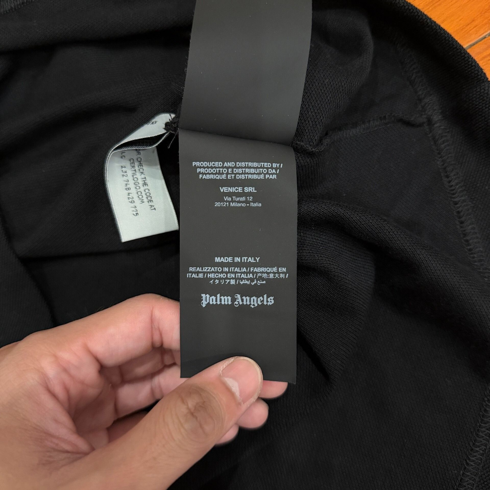 Palm Angels Palm Angels Black Oversized Short-Sleeve Polo Size US XL / EU 56 / 4 - 7 Thumbnail