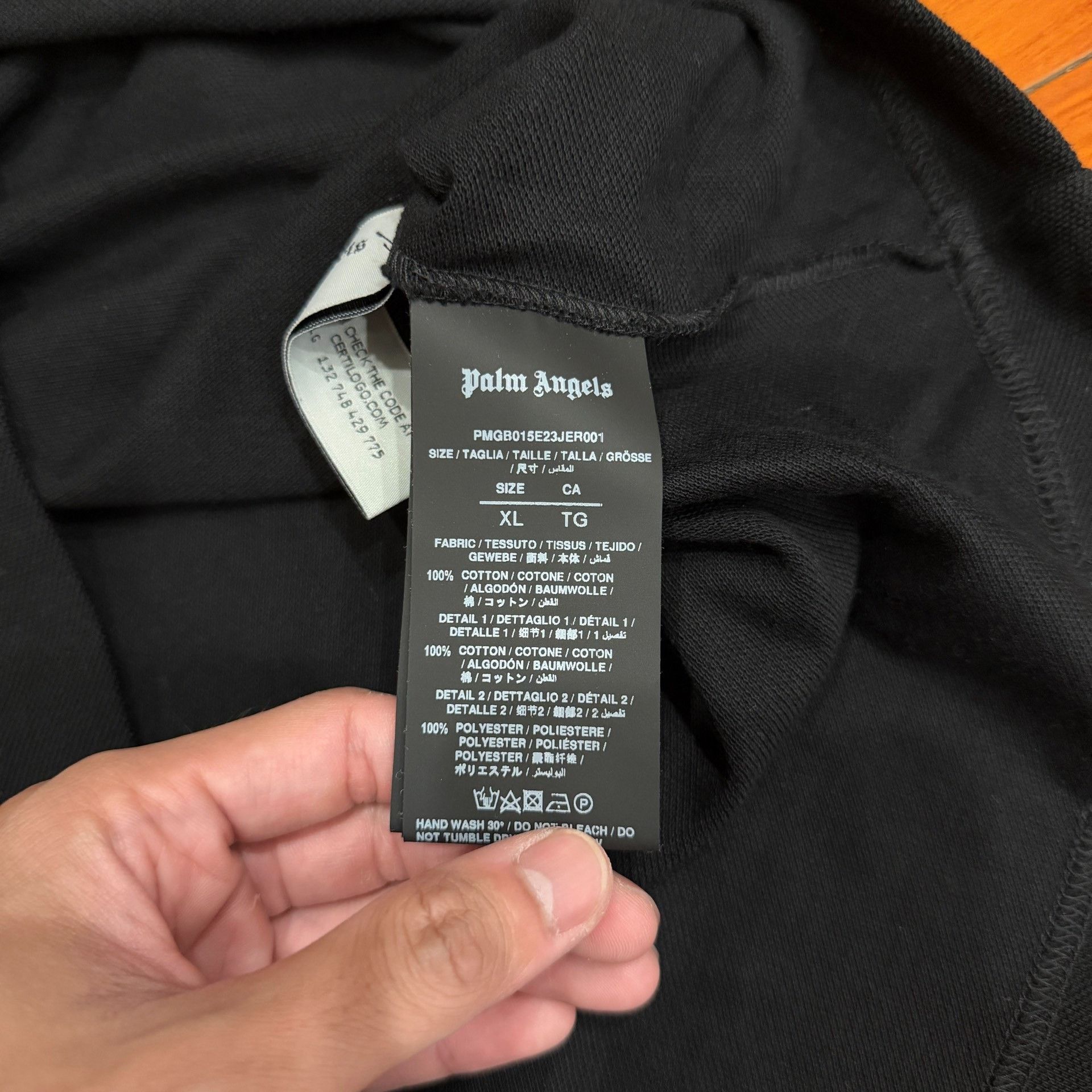 Palm Angels Palm Angels Black Oversized Short-Sleeve Polo Size US XL / EU 56 / 4 - 6 Thumbnail