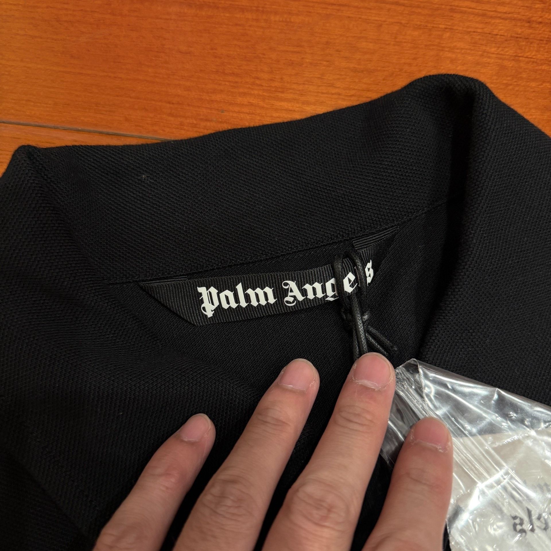 Palm Angels Palm Angels Black Oversized Short-Sleeve Polo Size US XL / EU 56 / 4 - 5 Thumbnail