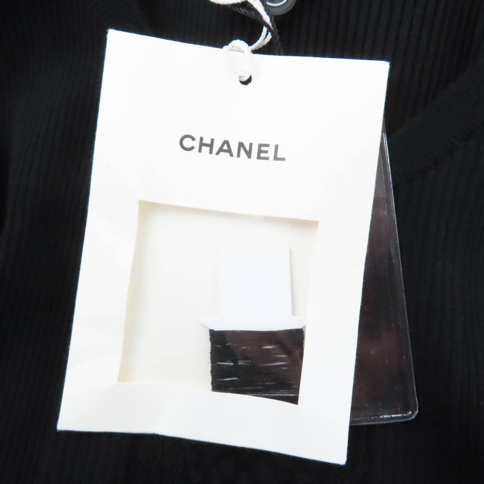 Chanel Chanel CHANEL COCO Mark Cotton Blend Knit Top Textile Tops P80152K11643 DUTY FREE for USA Size ONE SIZE - 10 Thumbnail