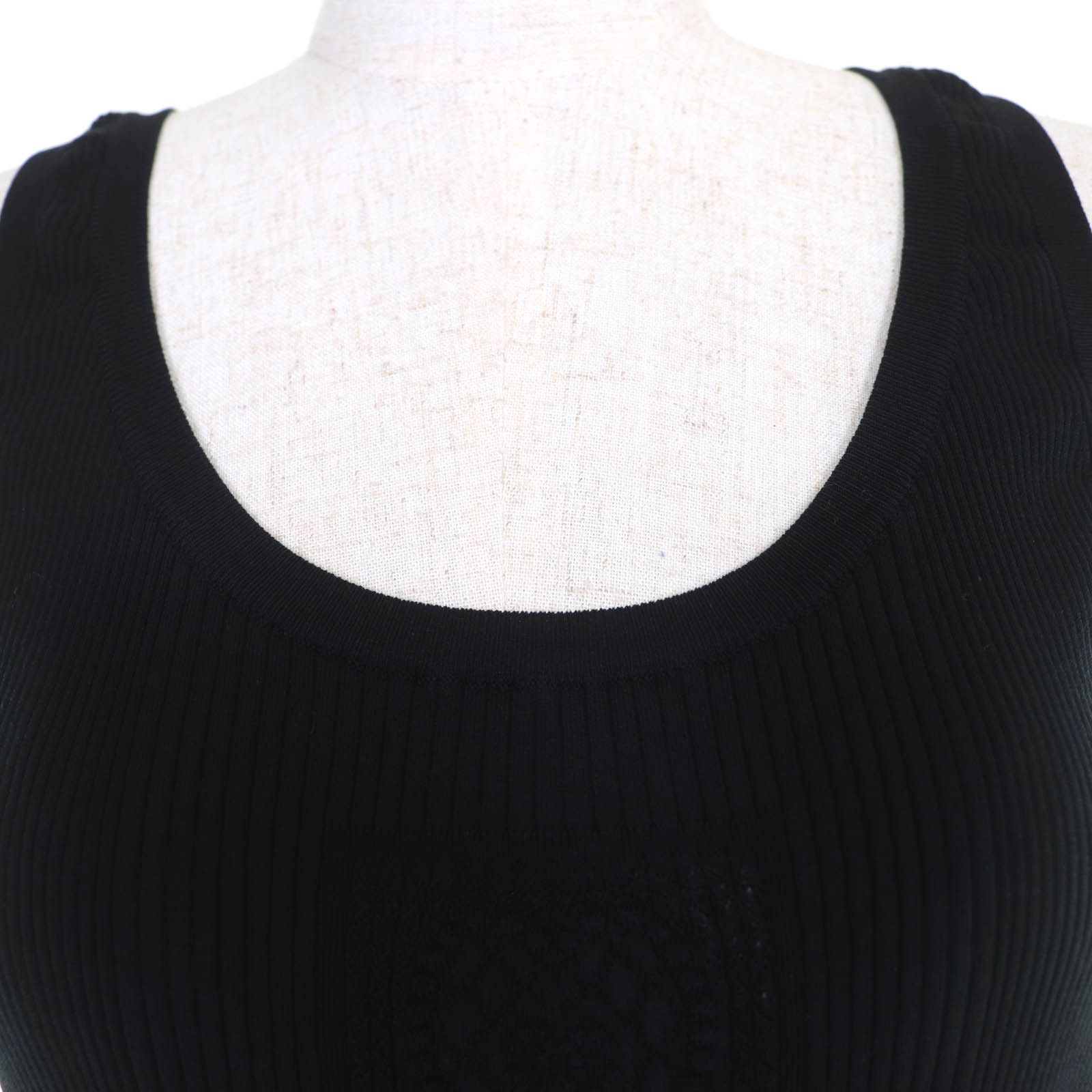 Chanel Chanel CHANEL COCO Mark Cotton Blend Knit Top Textile Tops P80152K11643 DUTY FREE for USA Size ONE SIZE - 4 Thumbnail